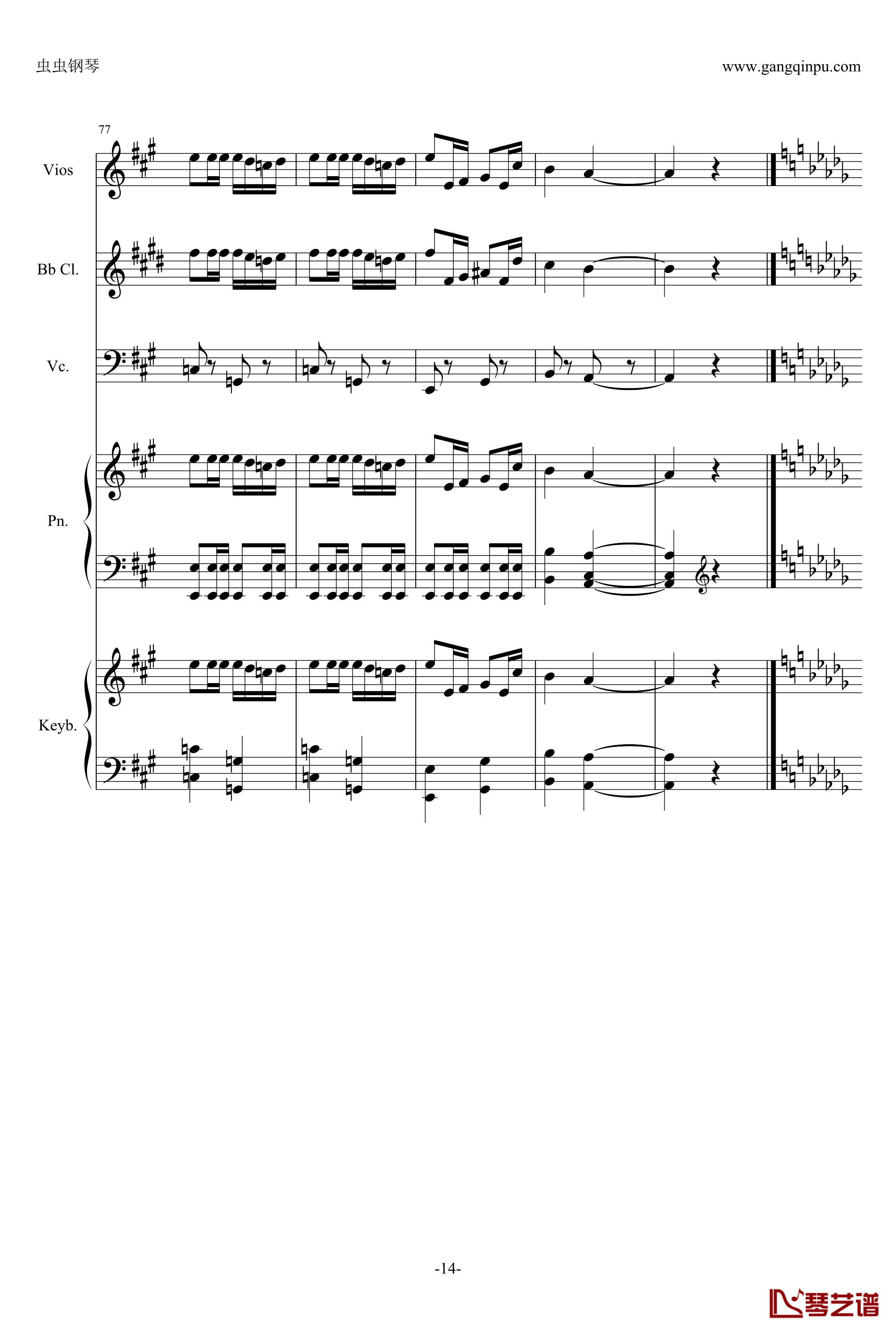 19th Century Time Travel钢琴谱-Nheo14