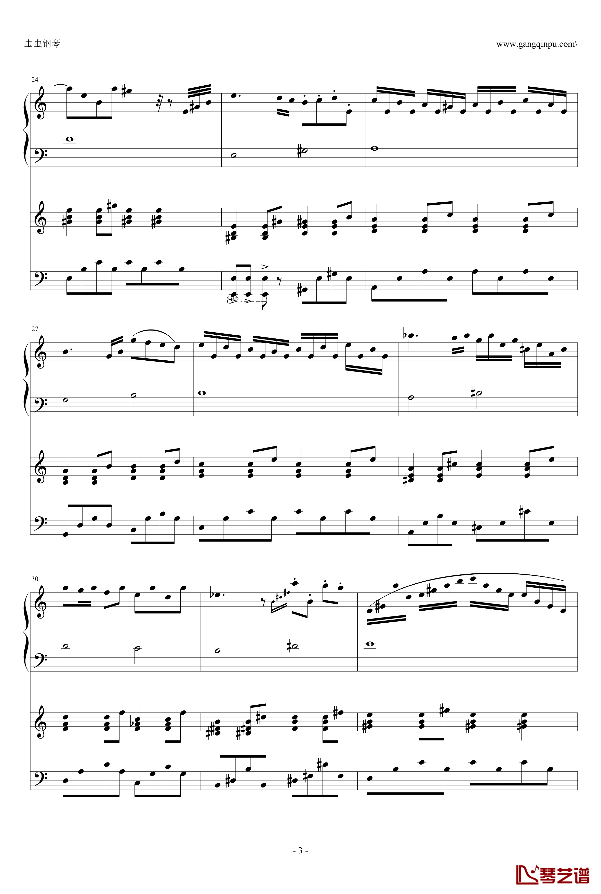 悲怆第三章钢琴谱-乐动达人-贝多芬-beethoven3