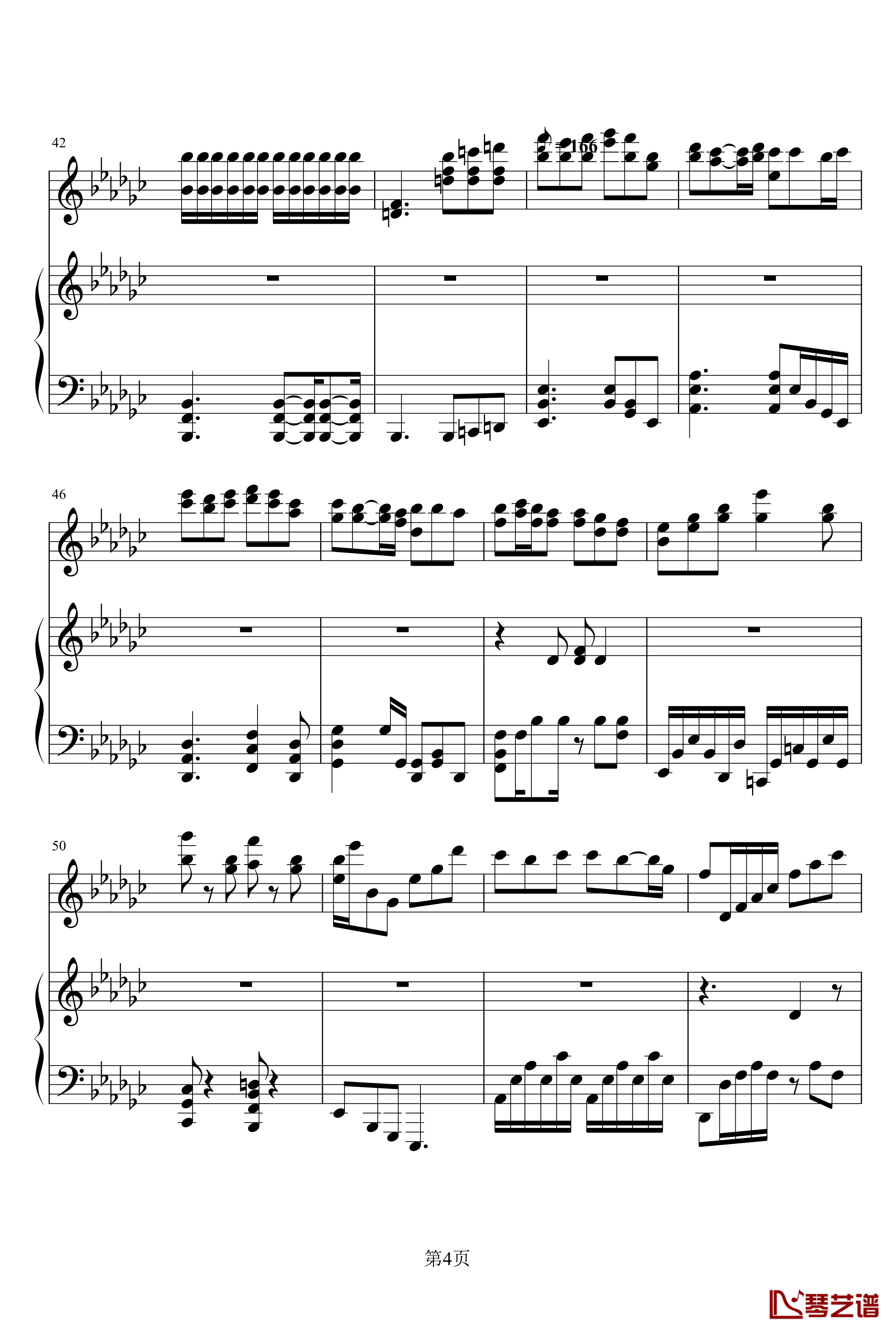 1874钢琴谱-陈奕迅4