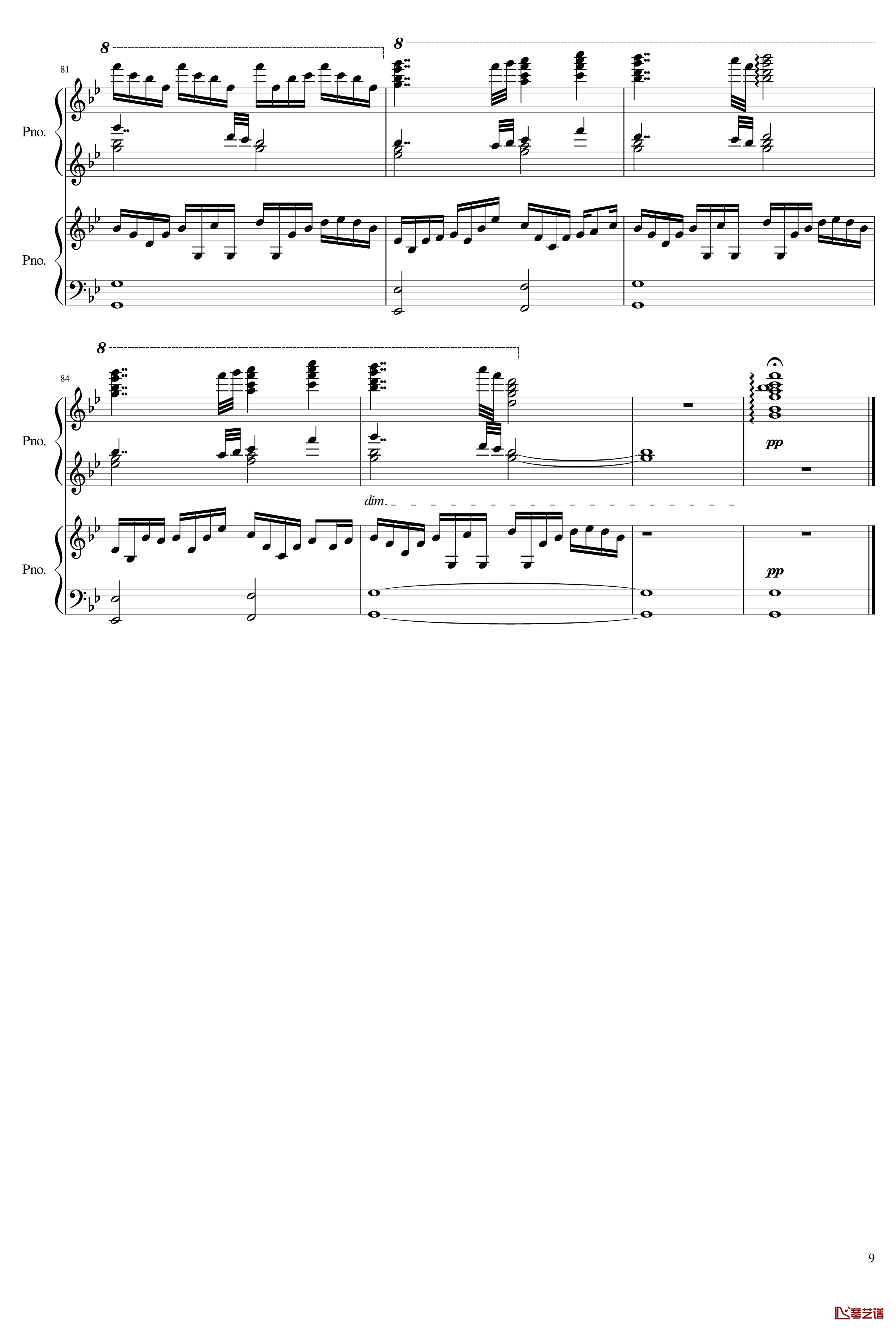 Pseudotriton钢琴谱-Kitcaliber9