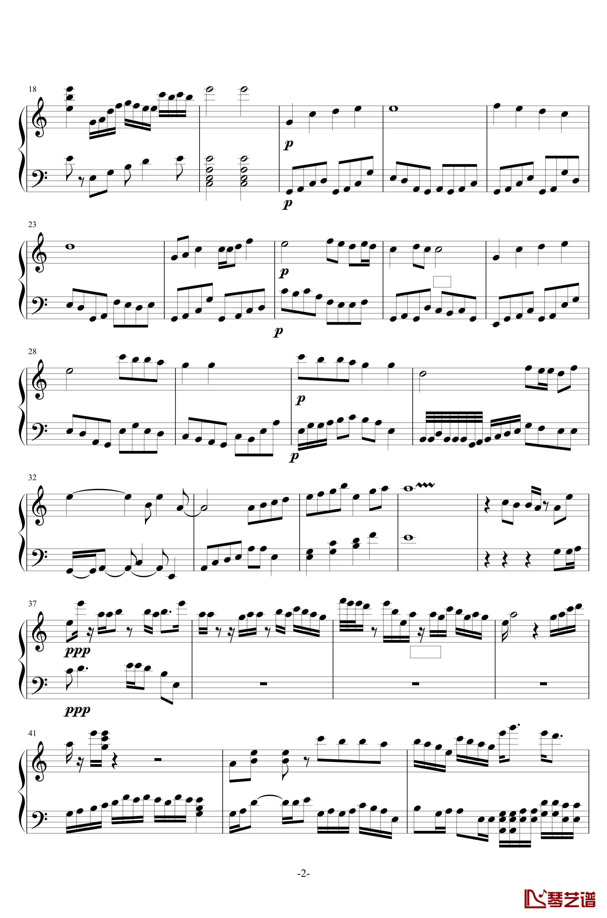 数码宝贝组曲钢琴谱-第三-数码宝贝2
