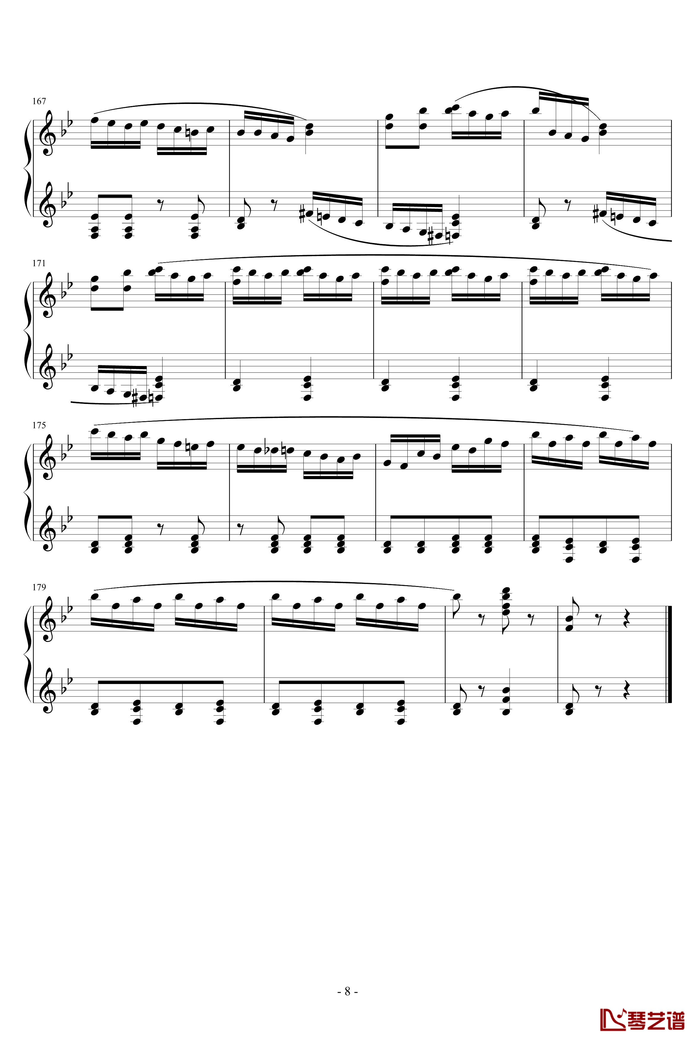 胡桃夹子序曲钢琴谱-柴科夫斯基-Peter Ilyich Tchaikovsky8