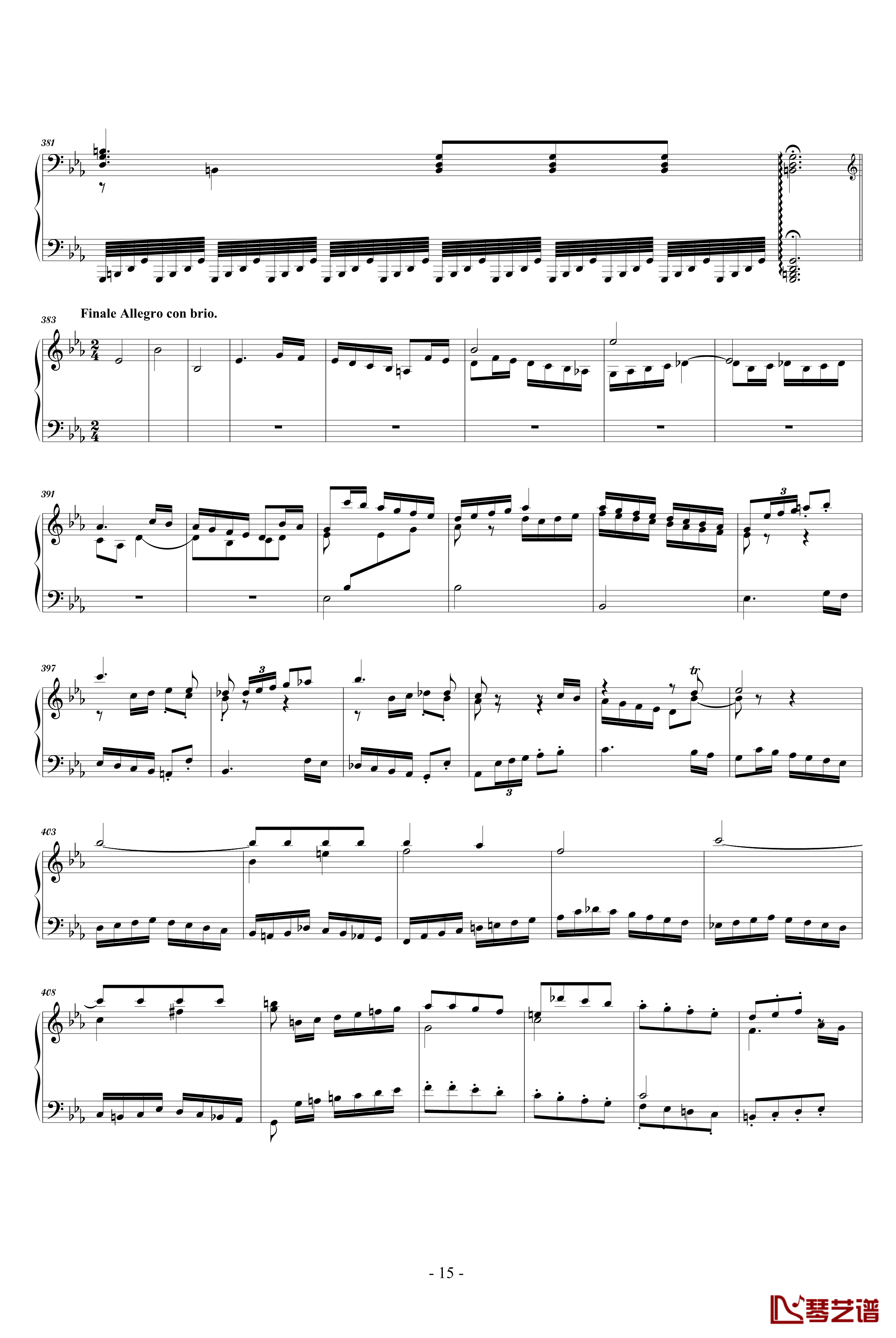 英雄钢琴谱-贝多芬-beethoven15