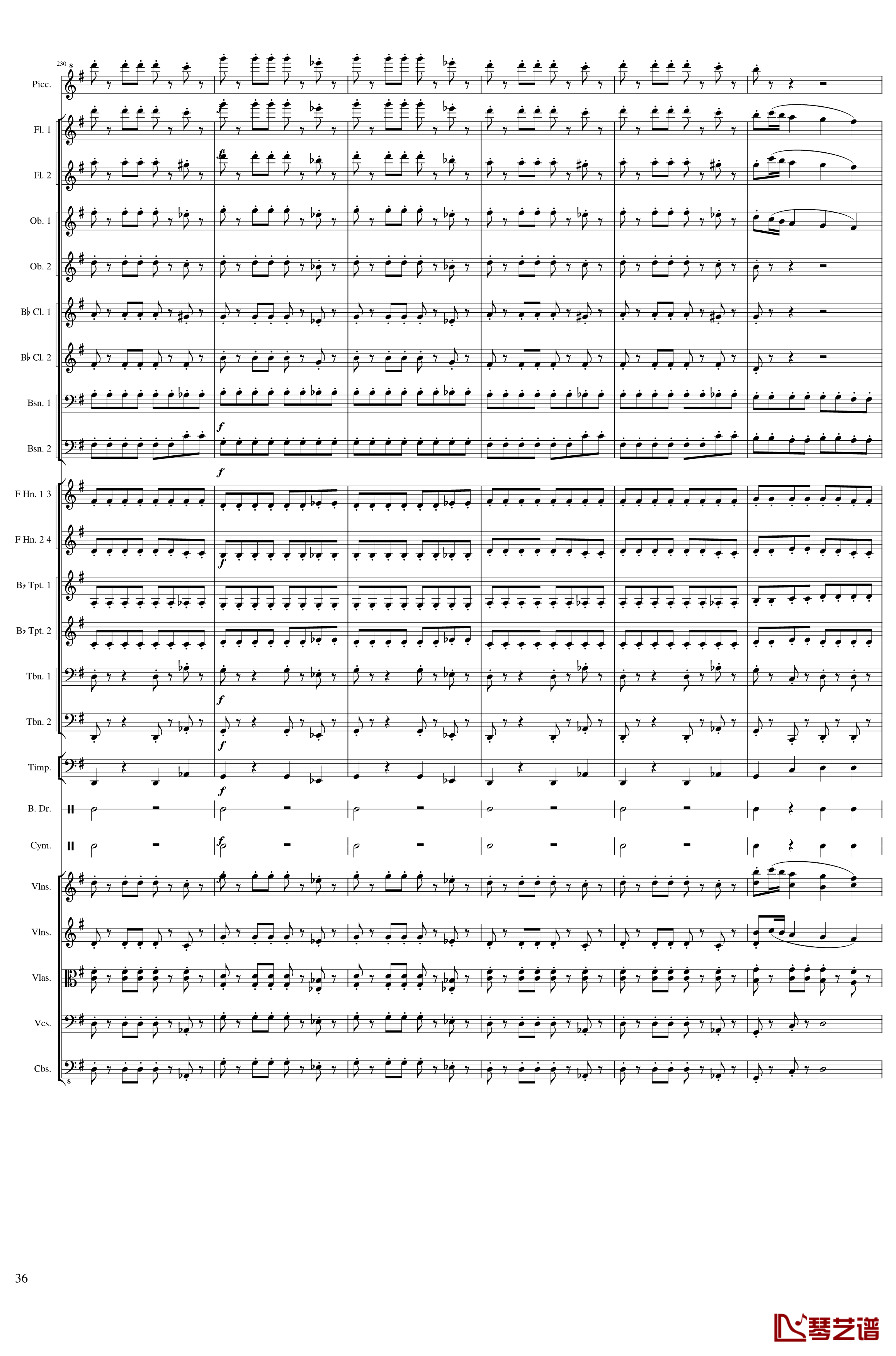 Carnival钢琴谱-Op.posth-一个球36
