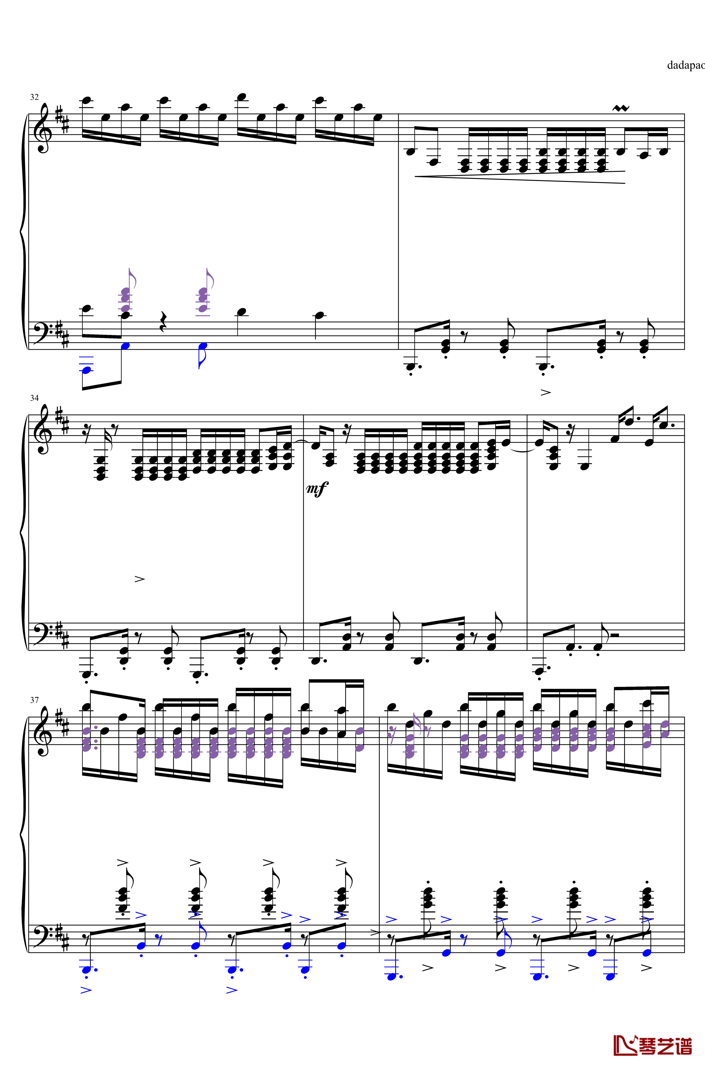 despacito钢琴谱-特别版-洋基老爹4
