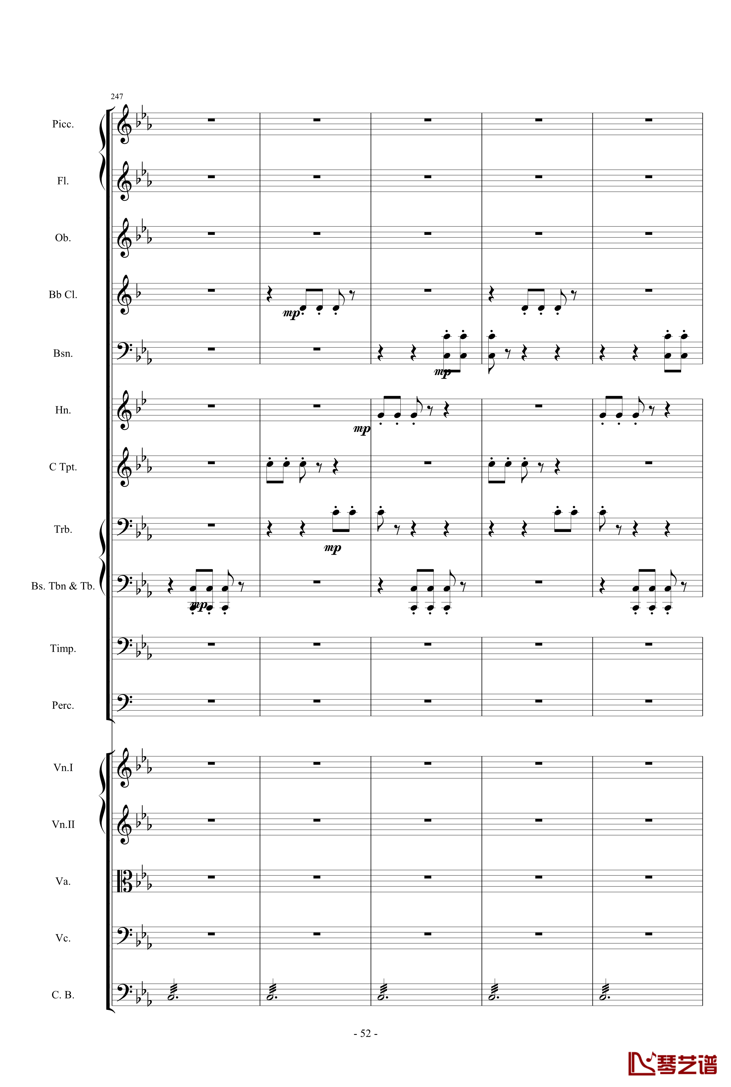 愤怒的小鸟交响曲第三乐章Op.5 no.3钢琴谱-1057257852