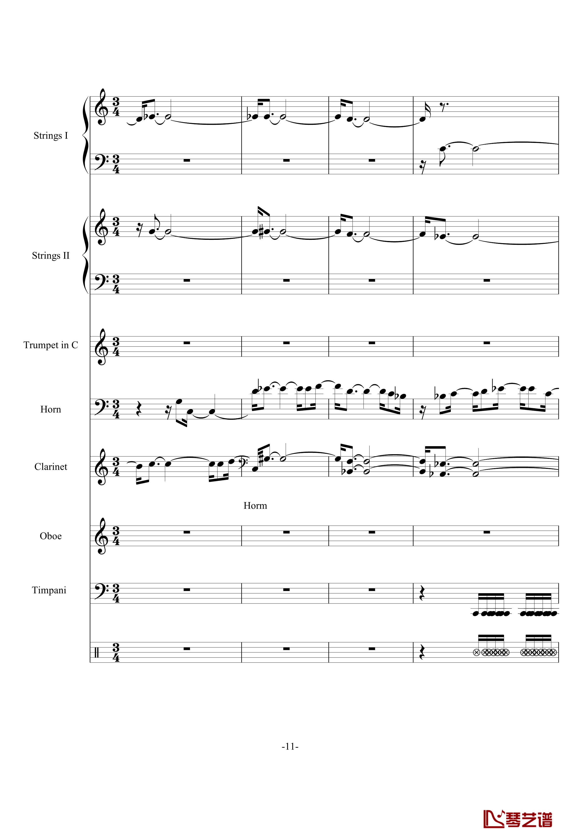 Moonlight Serenade钢琴谱-加勒比海盗总谱11