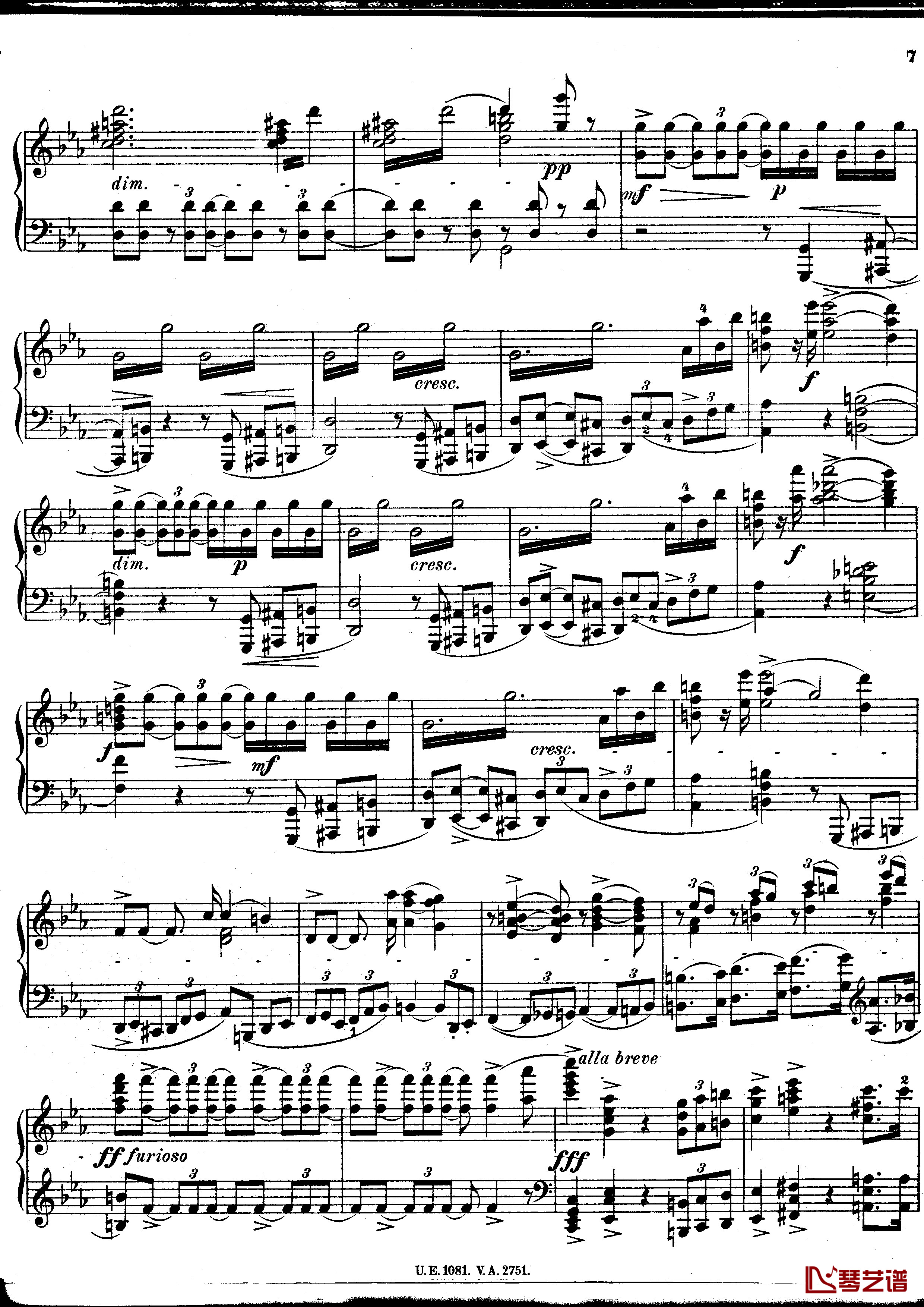 死与净化  Op.24钢琴谱-施特劳斯5