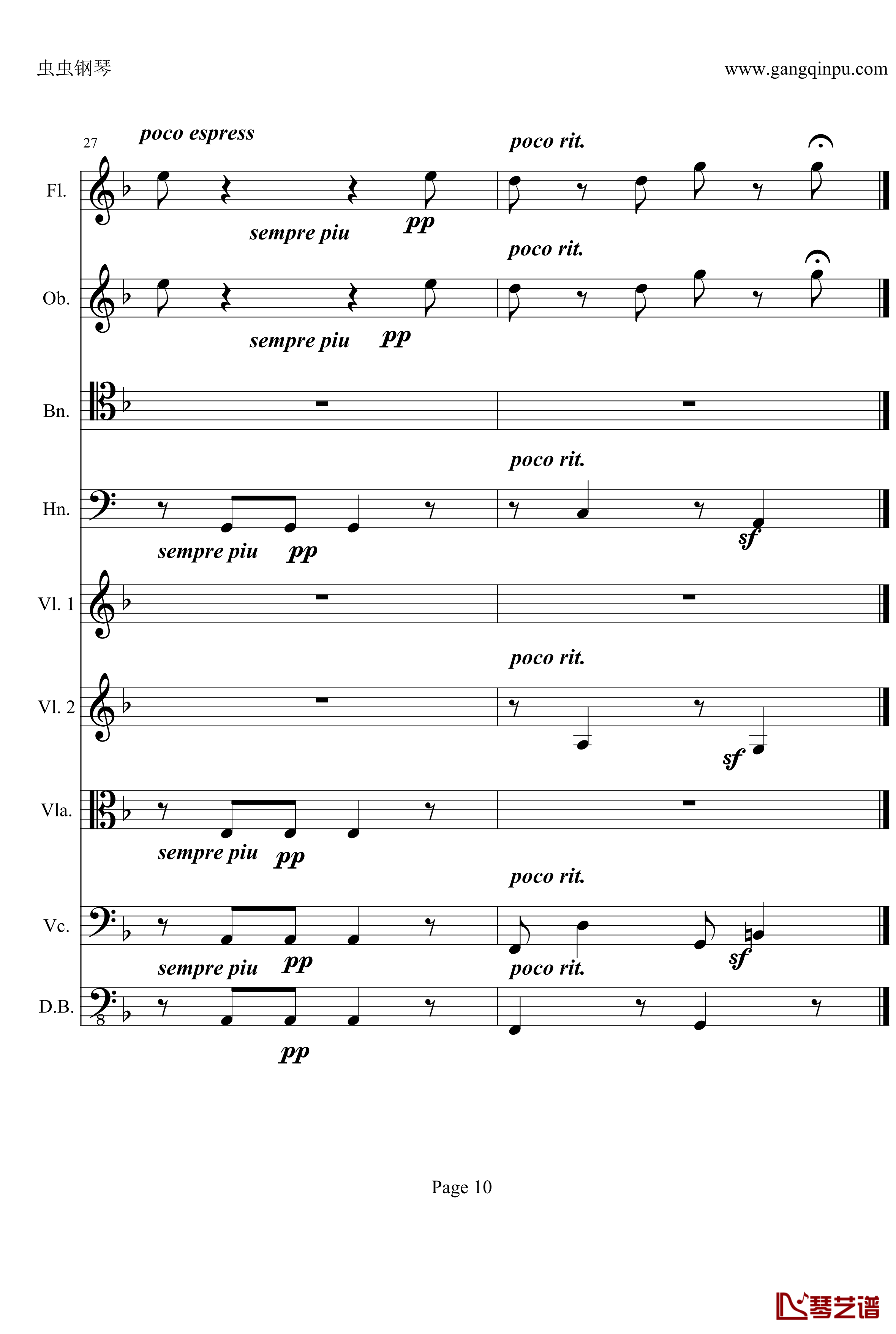 奏鸣曲之交响钢琴谱-第21-Ⅱ-贝多芬-beethoven10