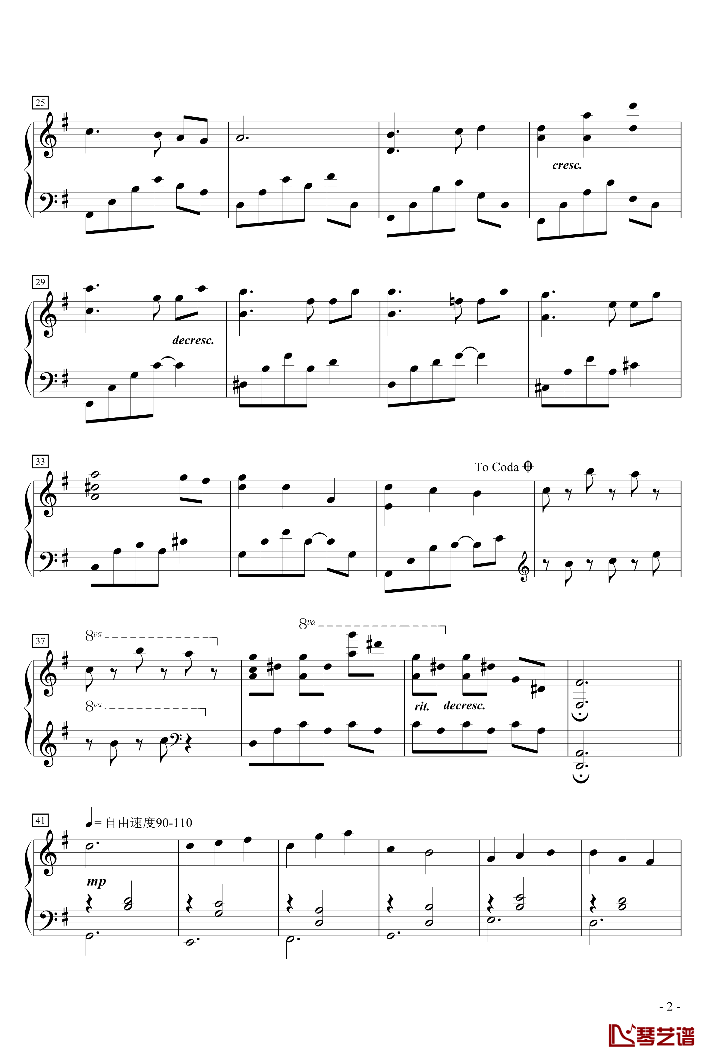 Spring Waltz钢琴谱-春天华尔兹-Yiruma2