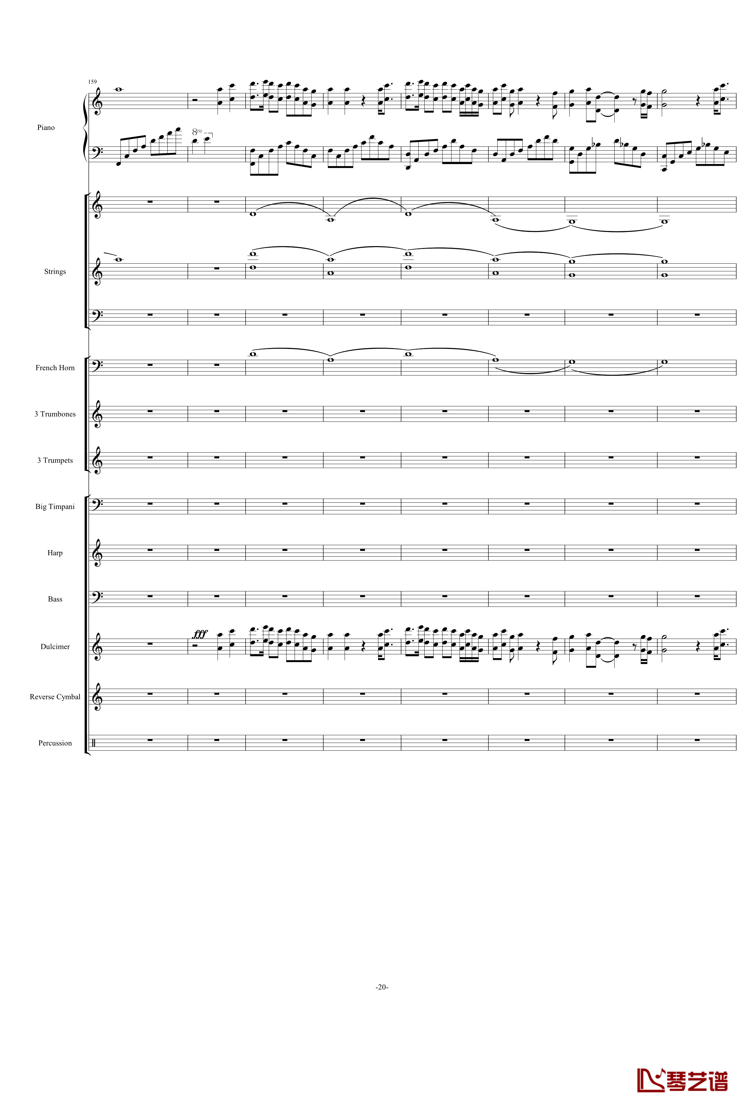 Santorini圣托里尼钢琴谱-完整版-雅尼20