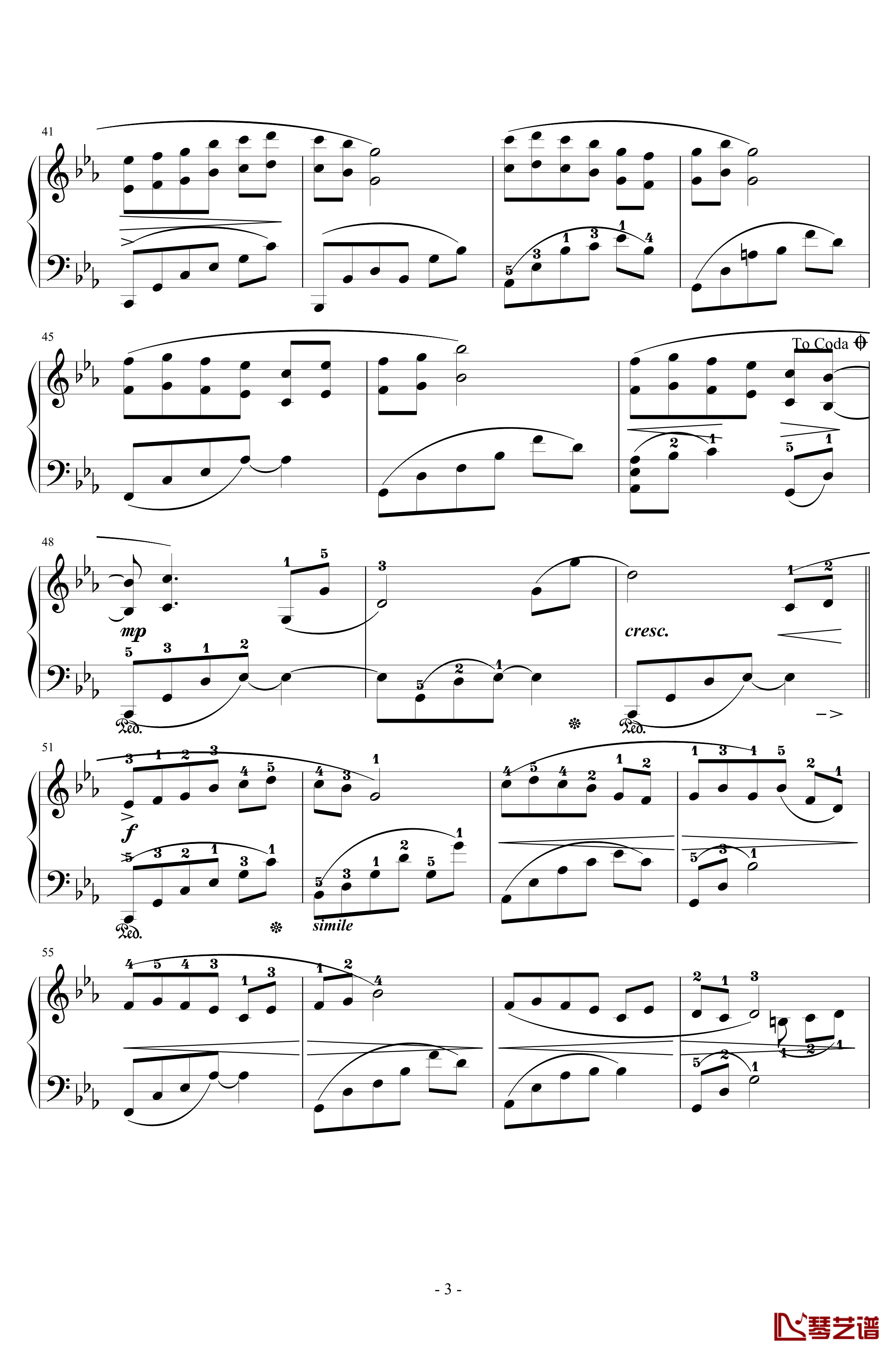小小钢琴谱-Piano Version-容祖儿3