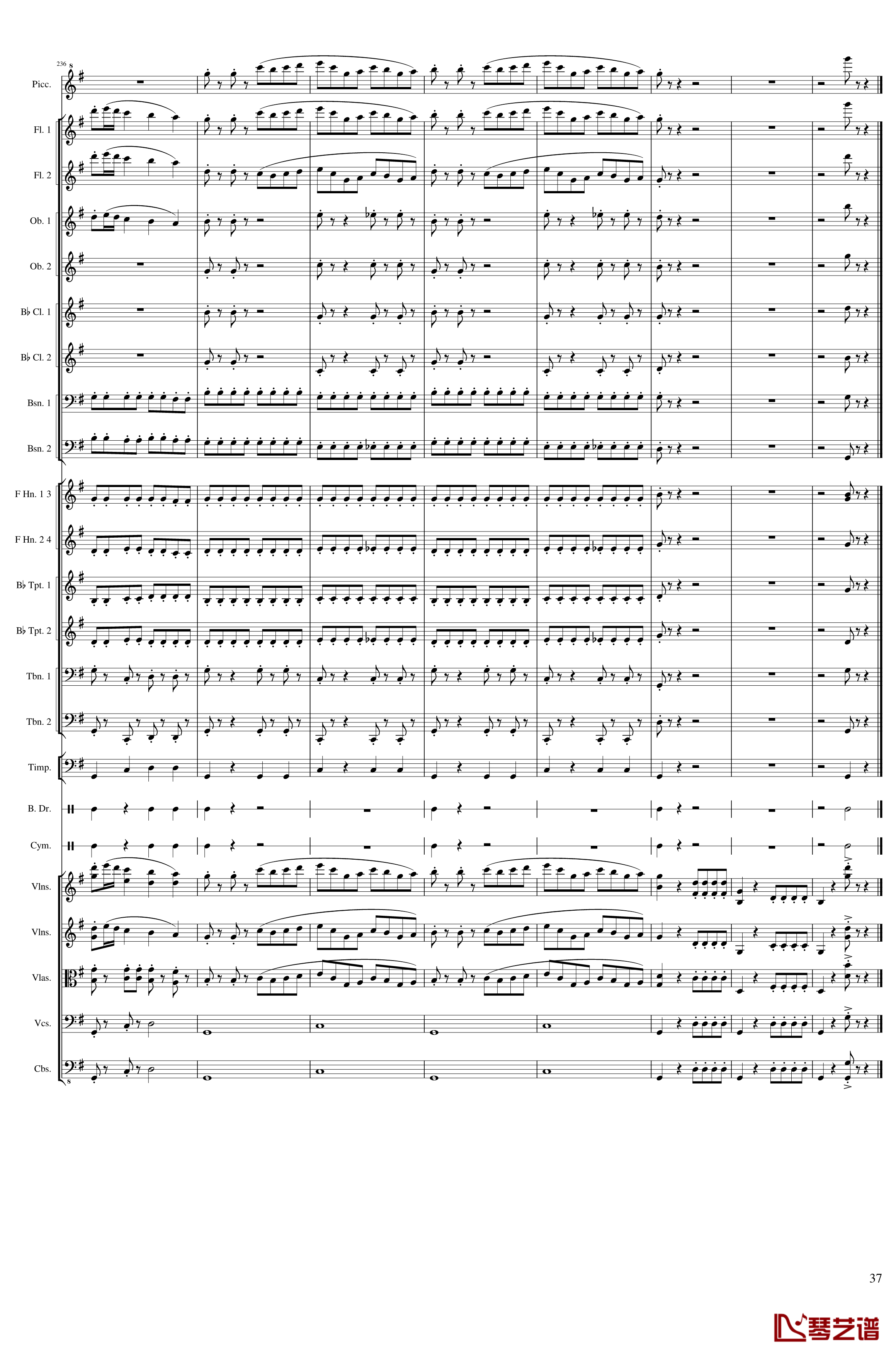 Carnival钢琴谱-Op.posth-一个球37