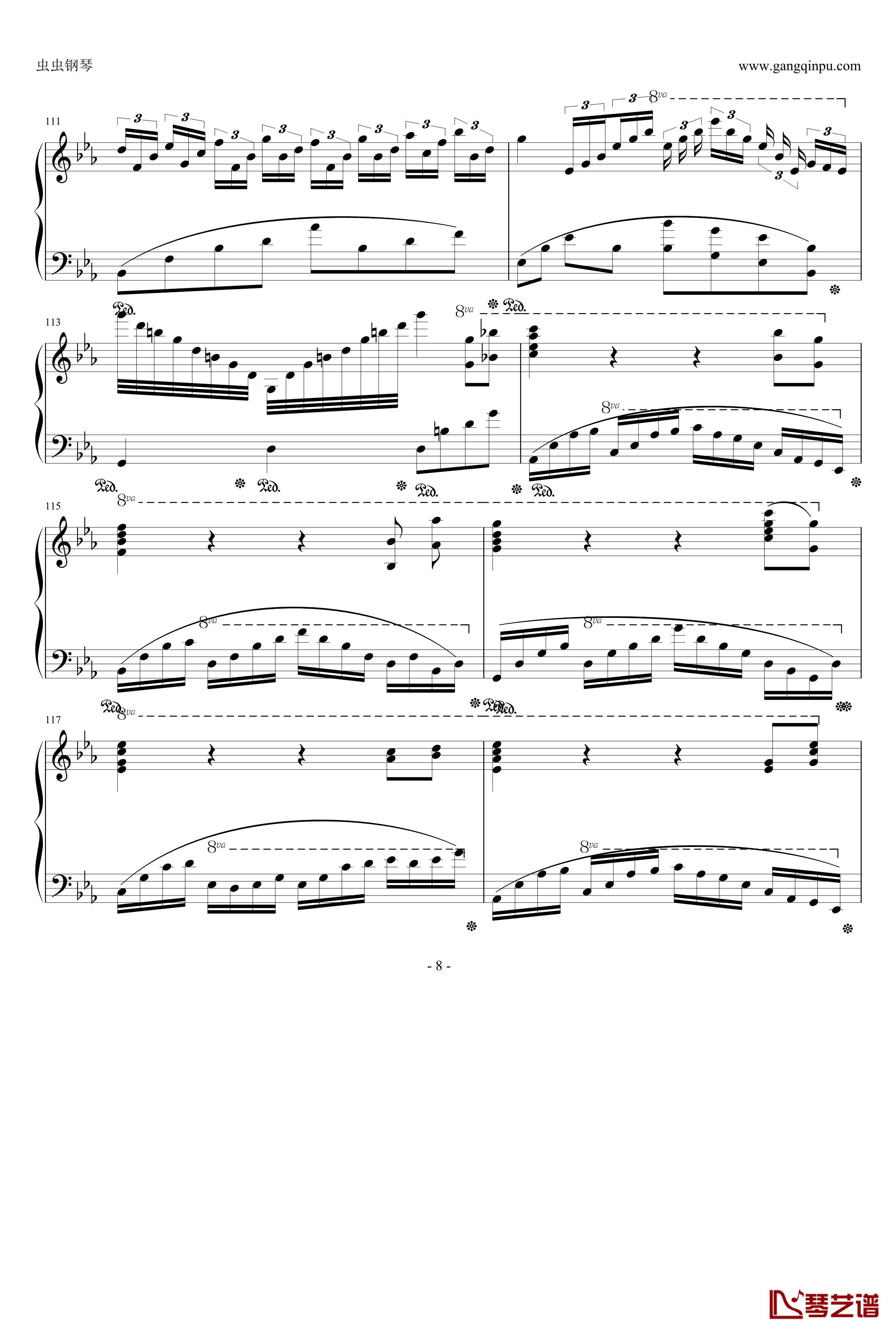 川止于海钢琴谱-黑白的格调1-yuanyutao19978