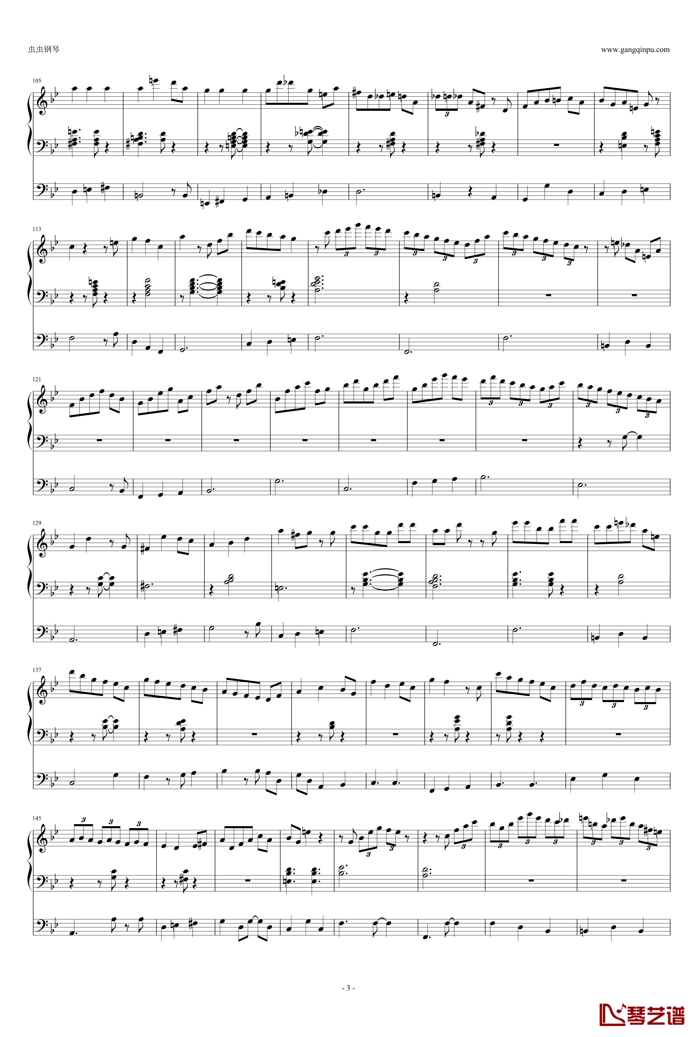 Yokohama Waltz钢琴谱-三行-Louis van Dijk Trio3