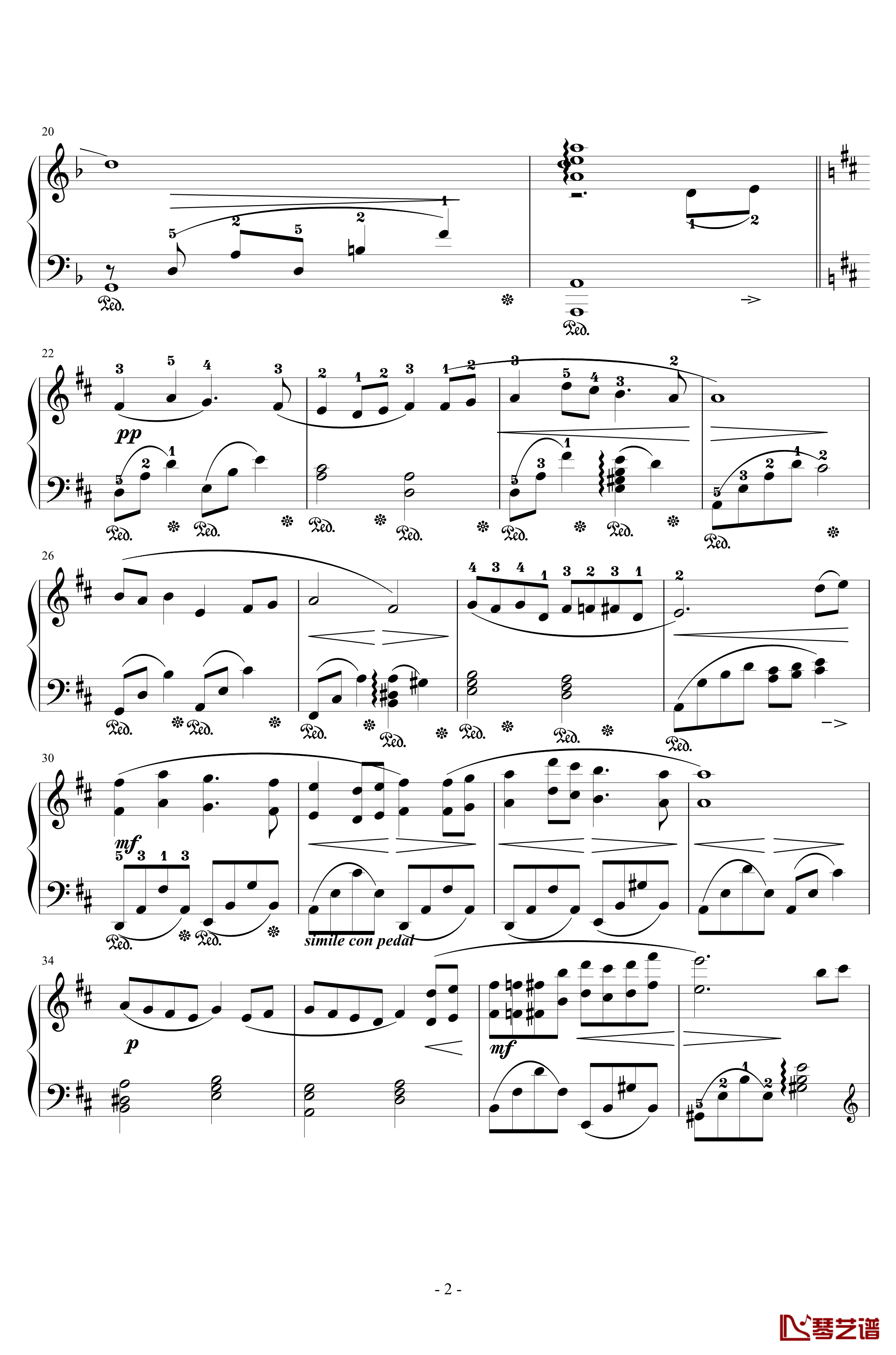 Dear Friends钢琴谱-交响乐版-最终幻想2