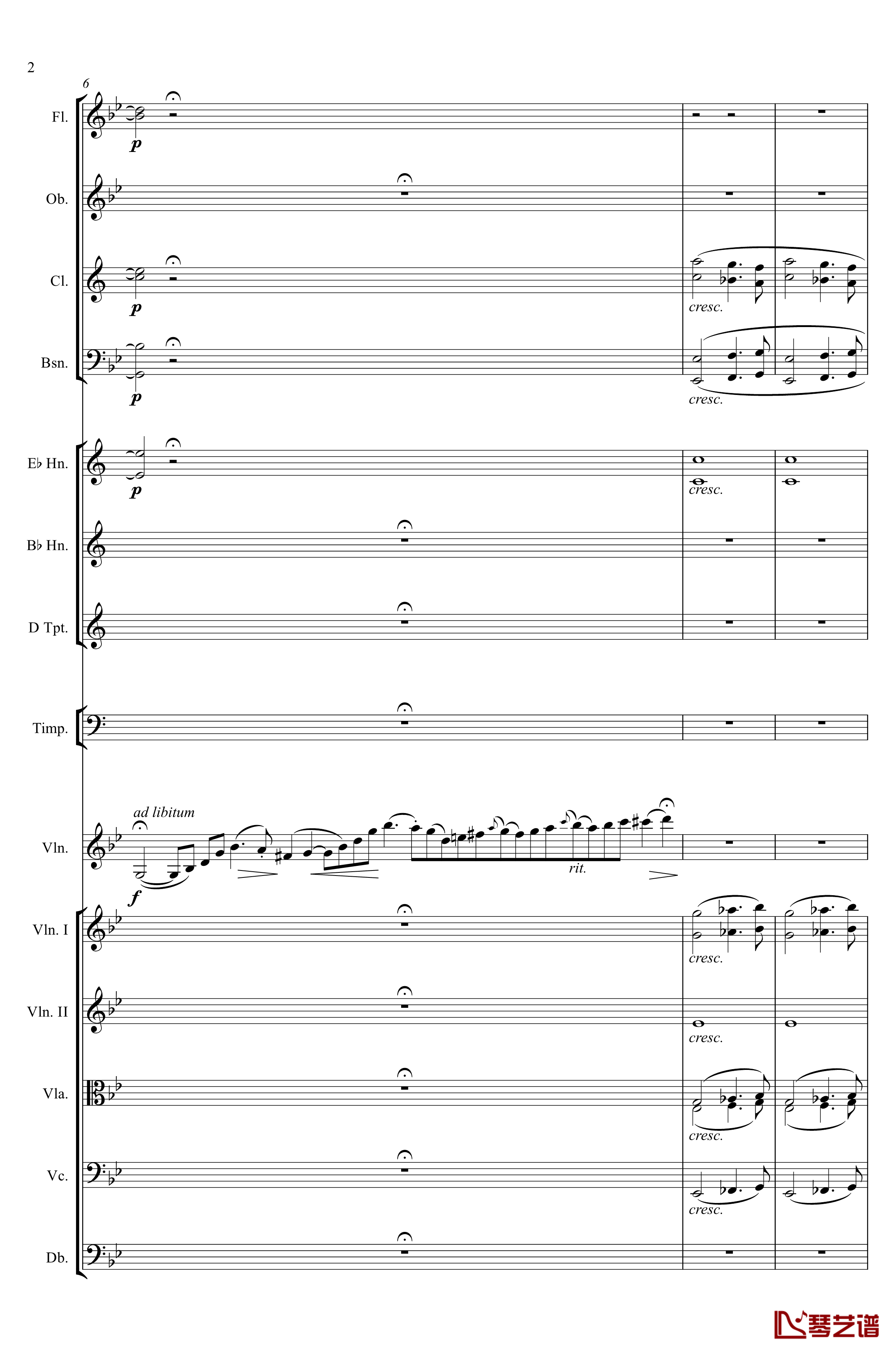 g小调第1小提琴协奏曲Op.26钢琴谱-第一乐章-Max Bruch2