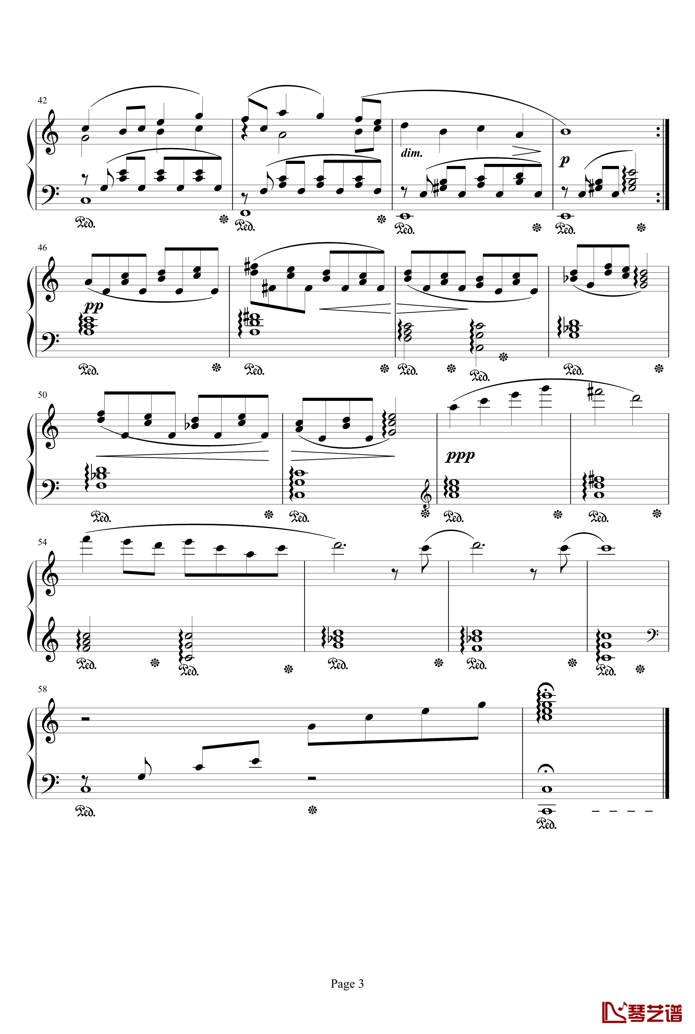 钢琴谱-最终幻想FF43