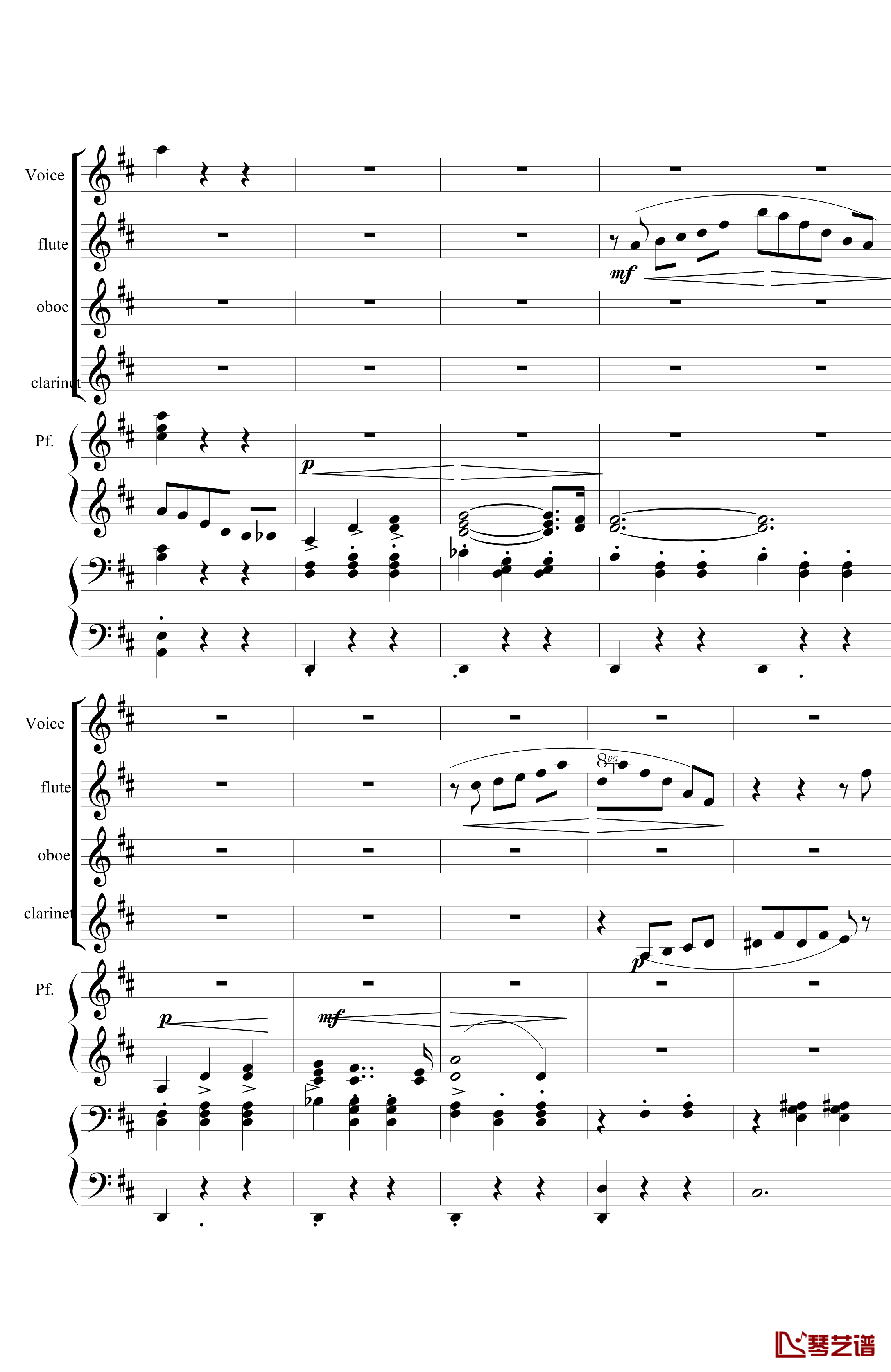 花之圆舞曲钢琴谱-室内乐-柴科夫斯基-Peter Ilyich Tchaikovsky8