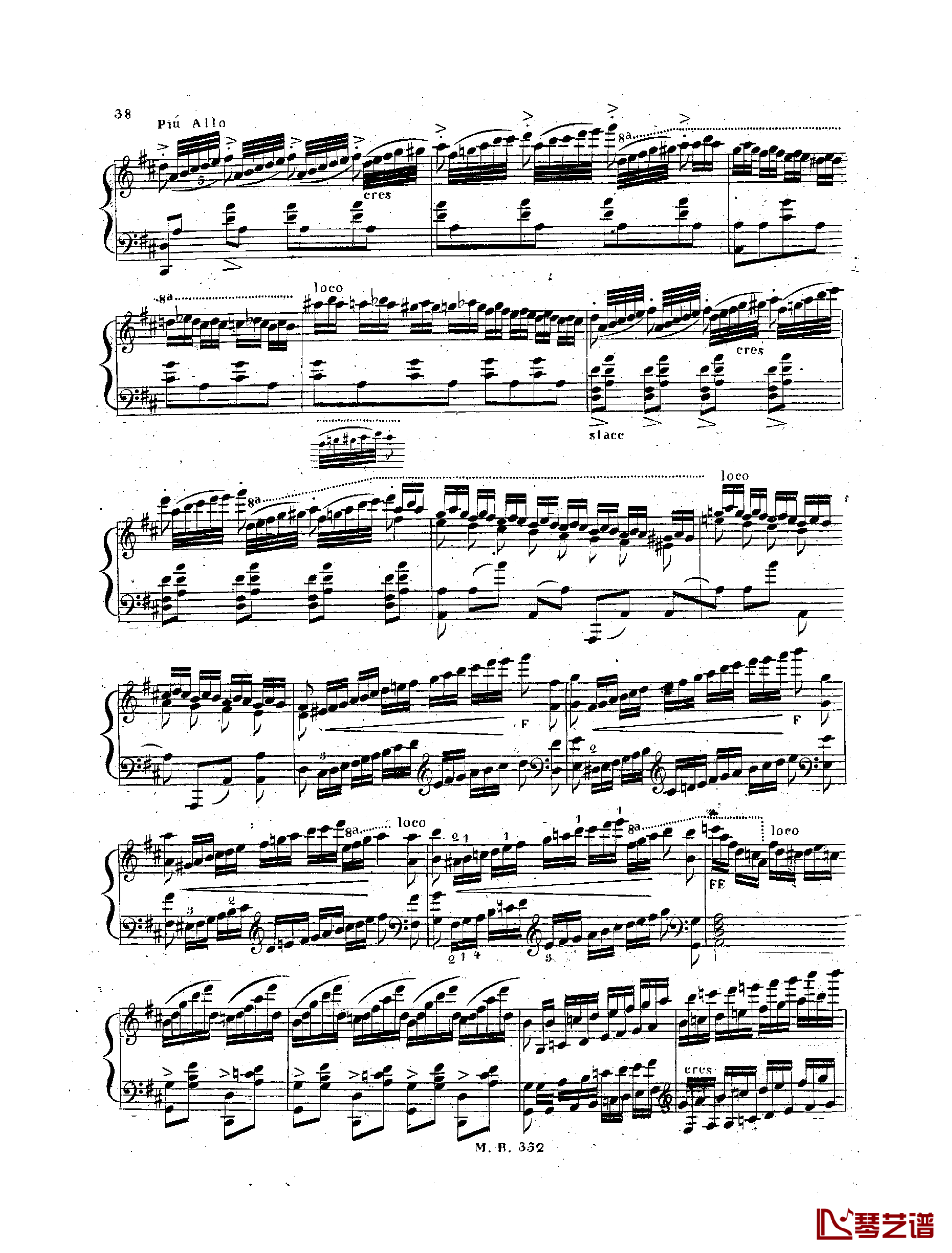  d小调第一钢琴协奏曲 Op.61  第三乐章钢琴谱-卡尔克布雷纳14
