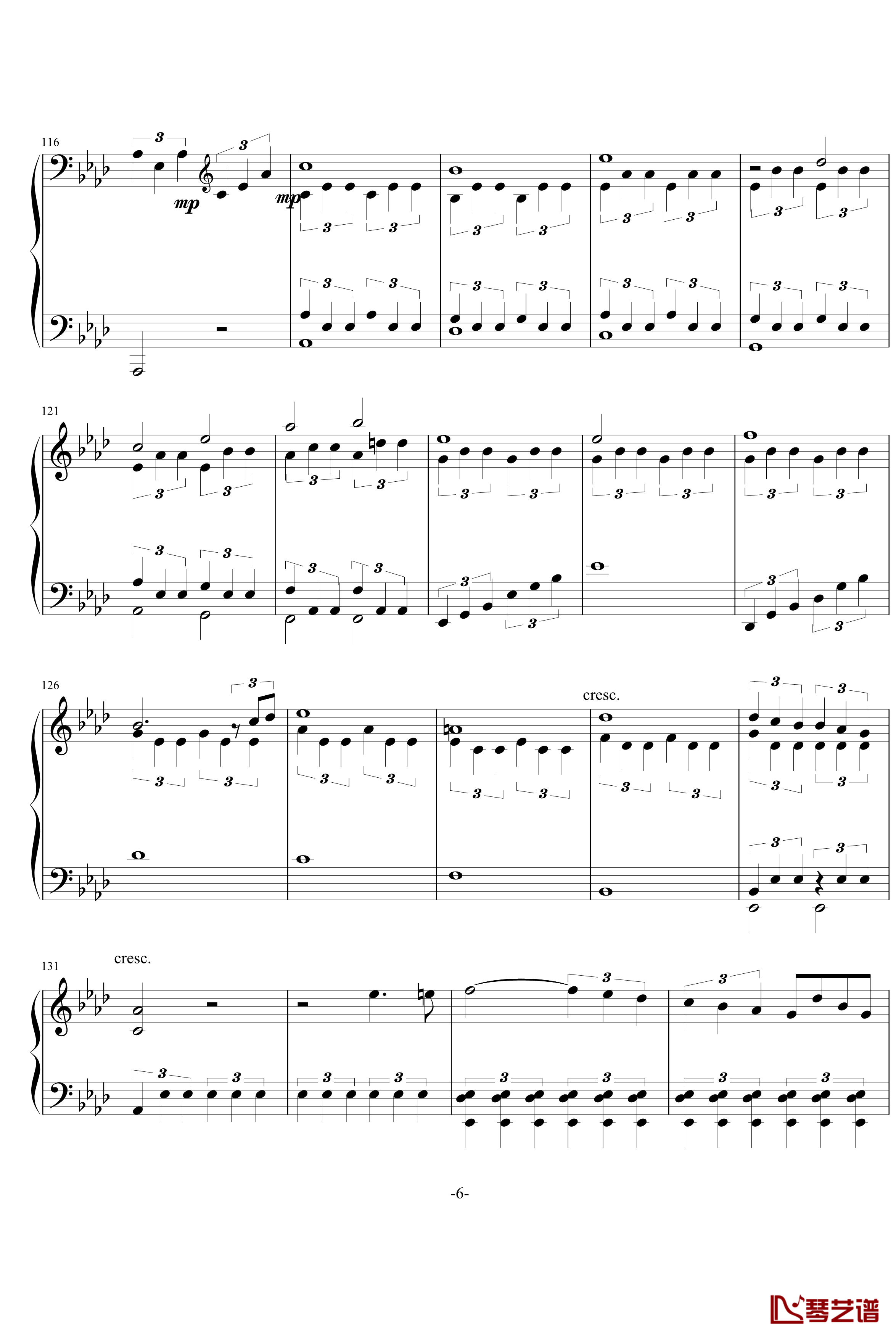 悲怆钢琴谱-贝多芬-beethoven6