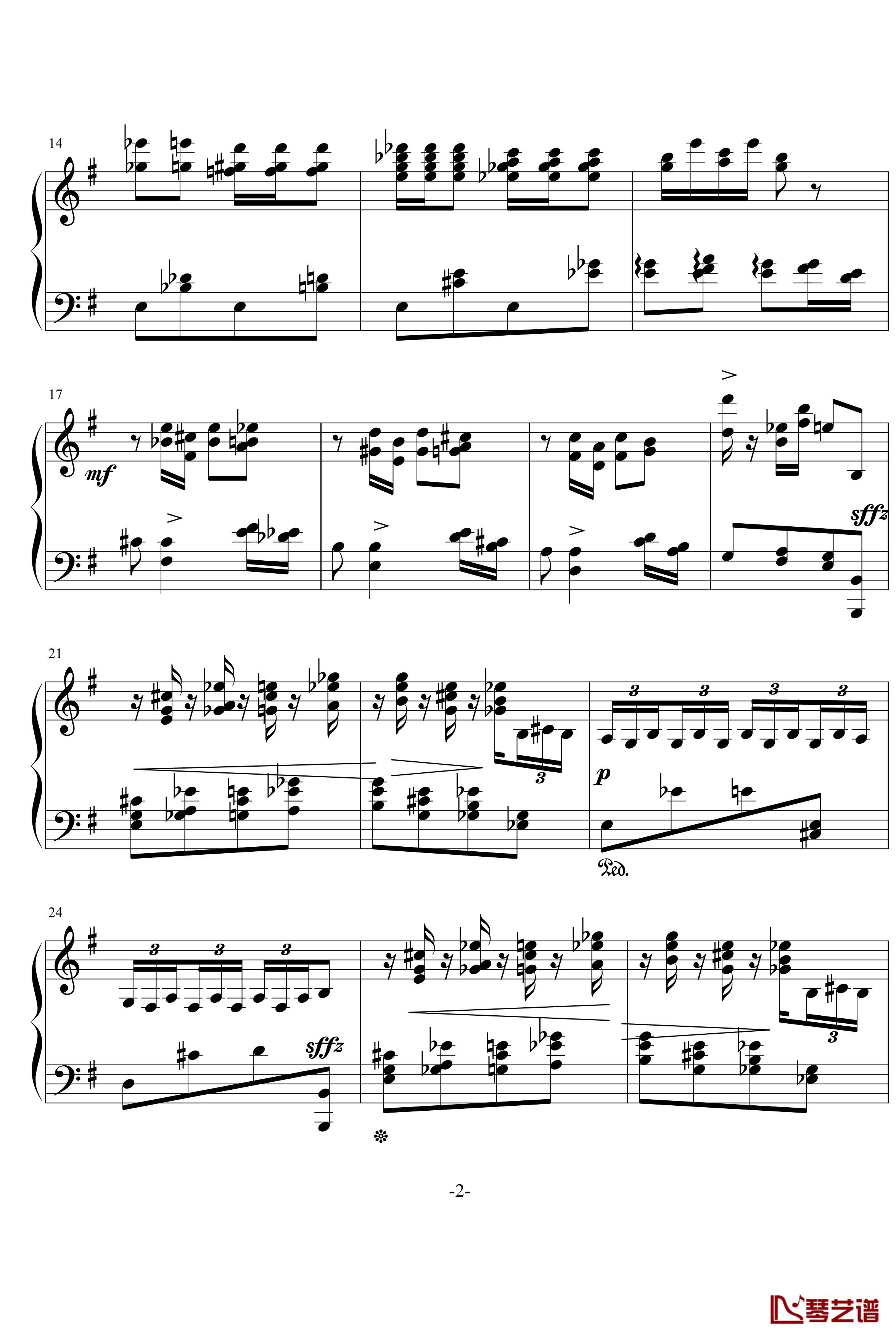 糖果仙子舞曲钢琴谱-柴科夫斯基-Peter Ilyich Tchaikovsky2