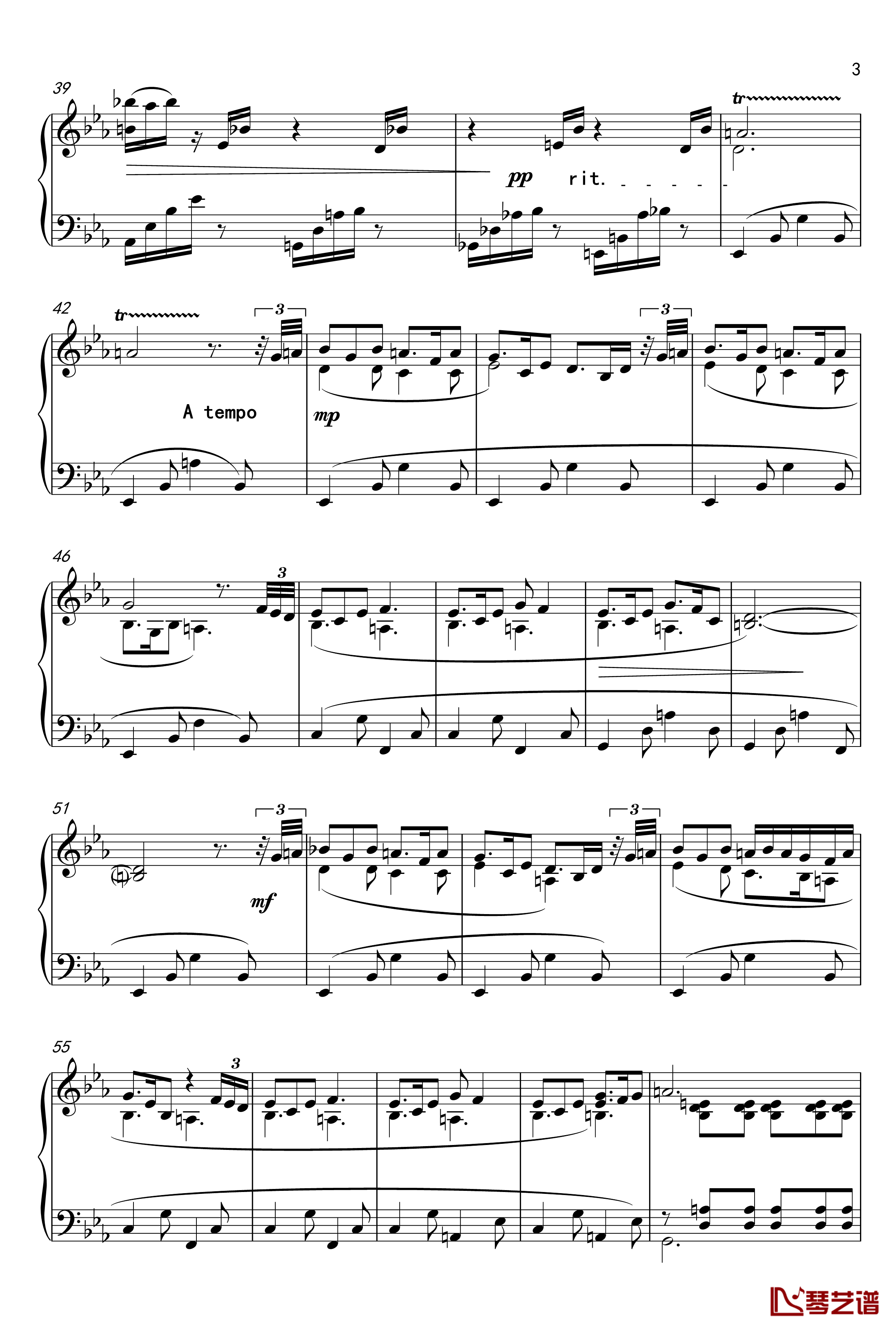 Barcarolle钢琴谱-船歌-半璧3