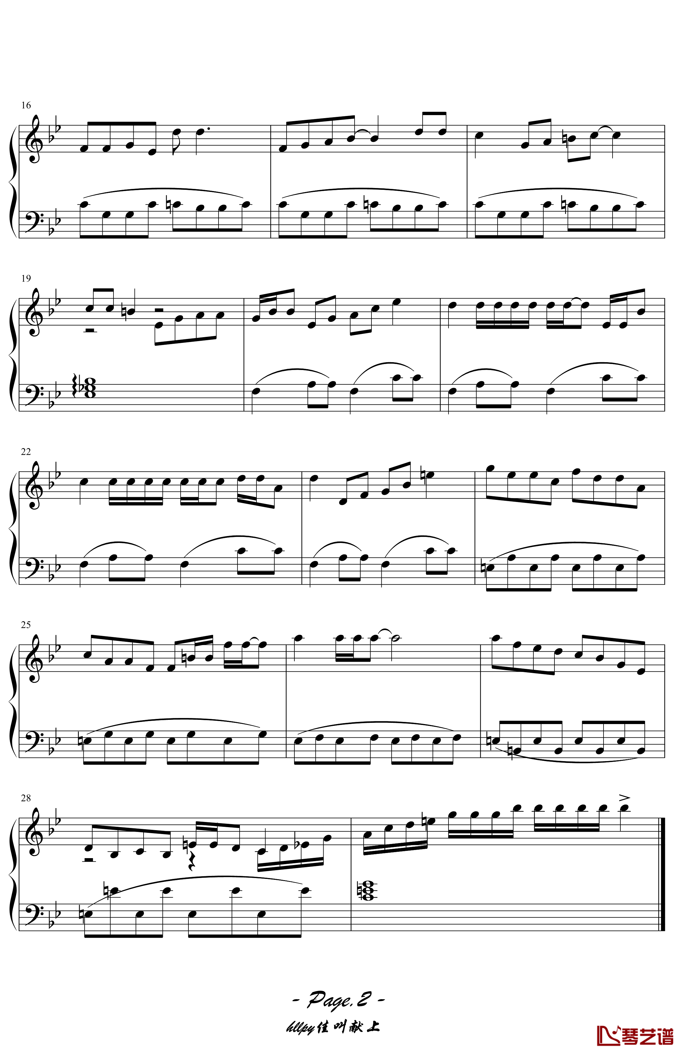 音符的旅行钢琴谱-hllpy3332