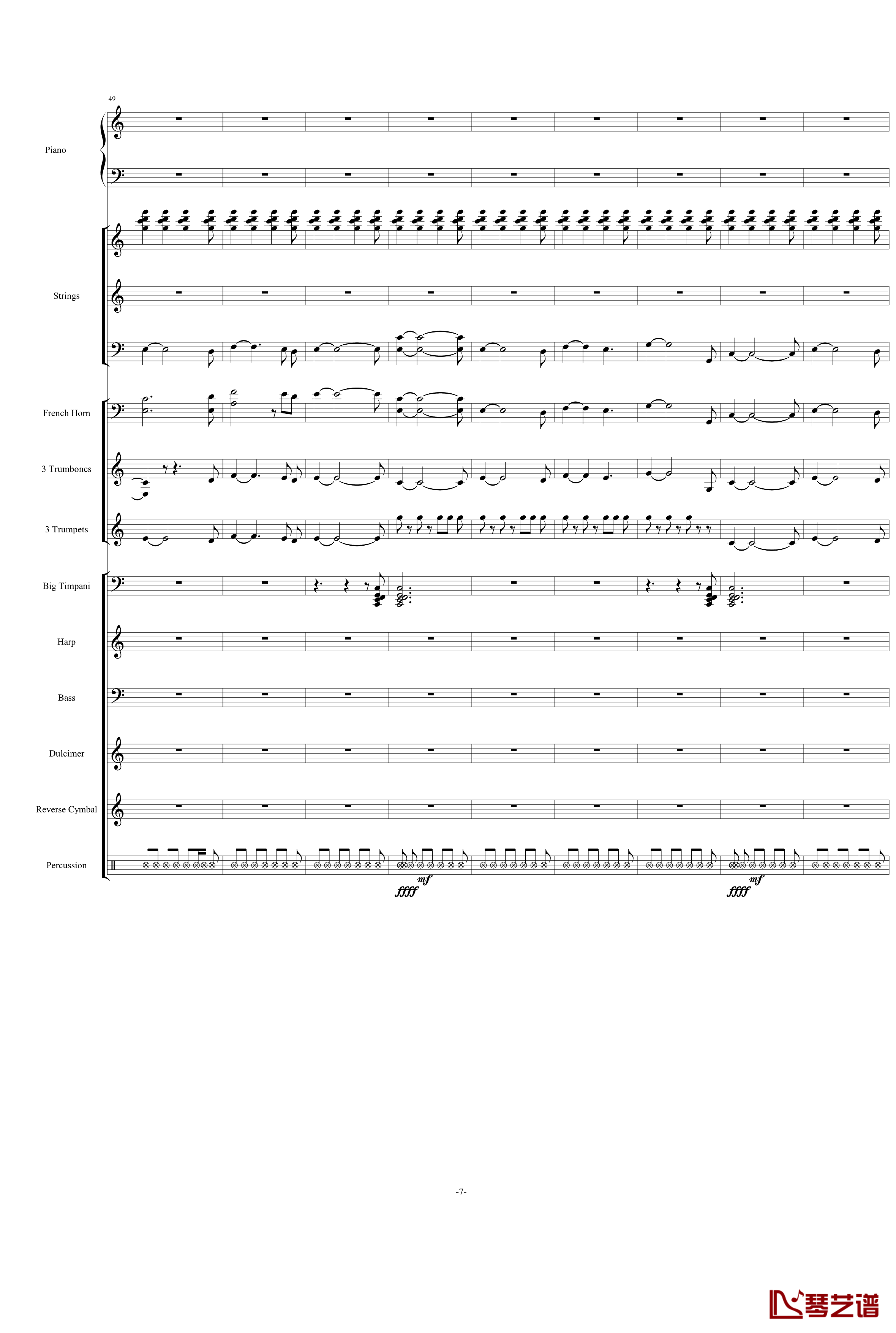Santorini圣托里尼钢琴谱-完整版-雅尼7