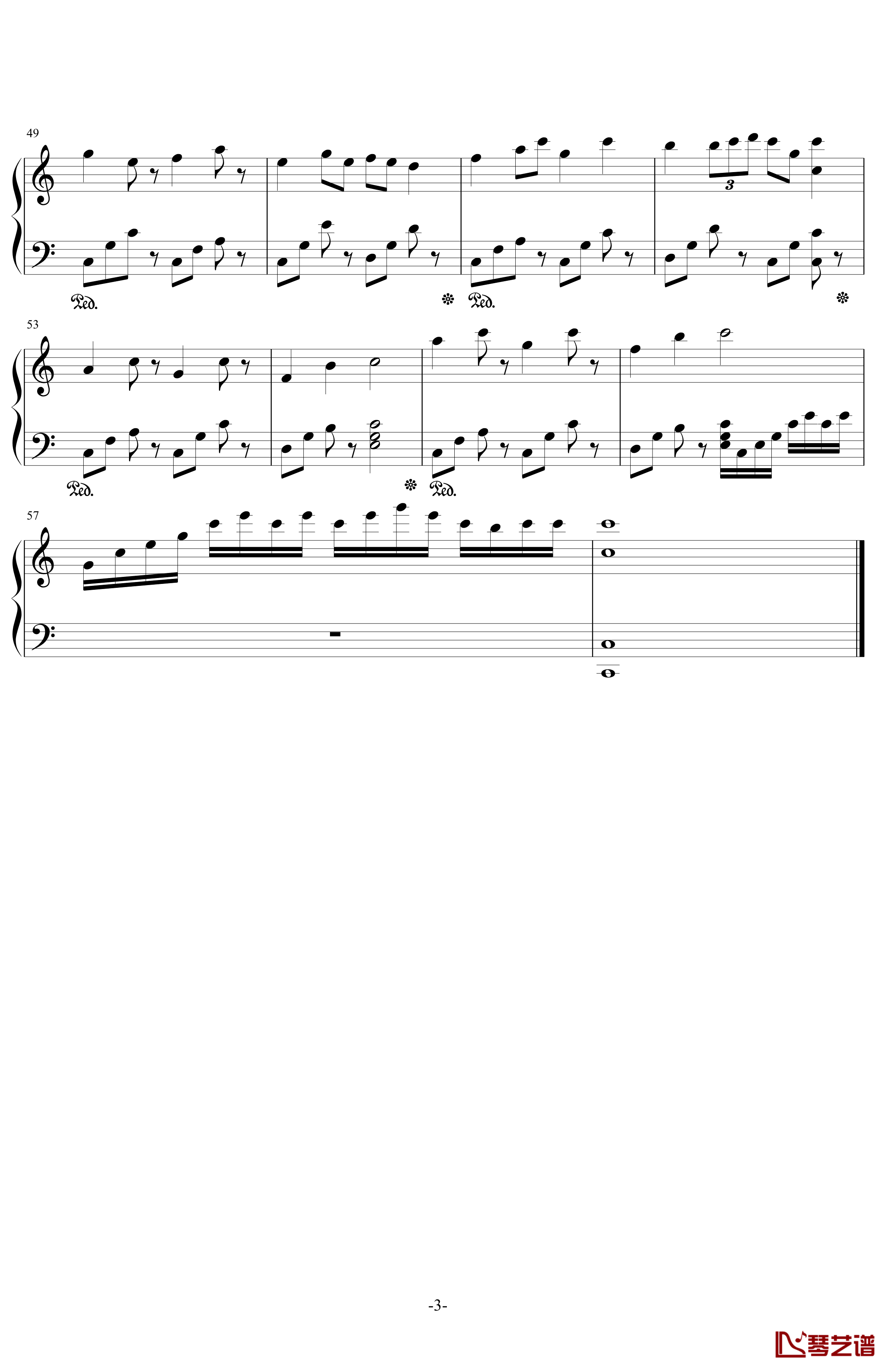 变幻奏鸣曲钢琴谱-dalixin7533