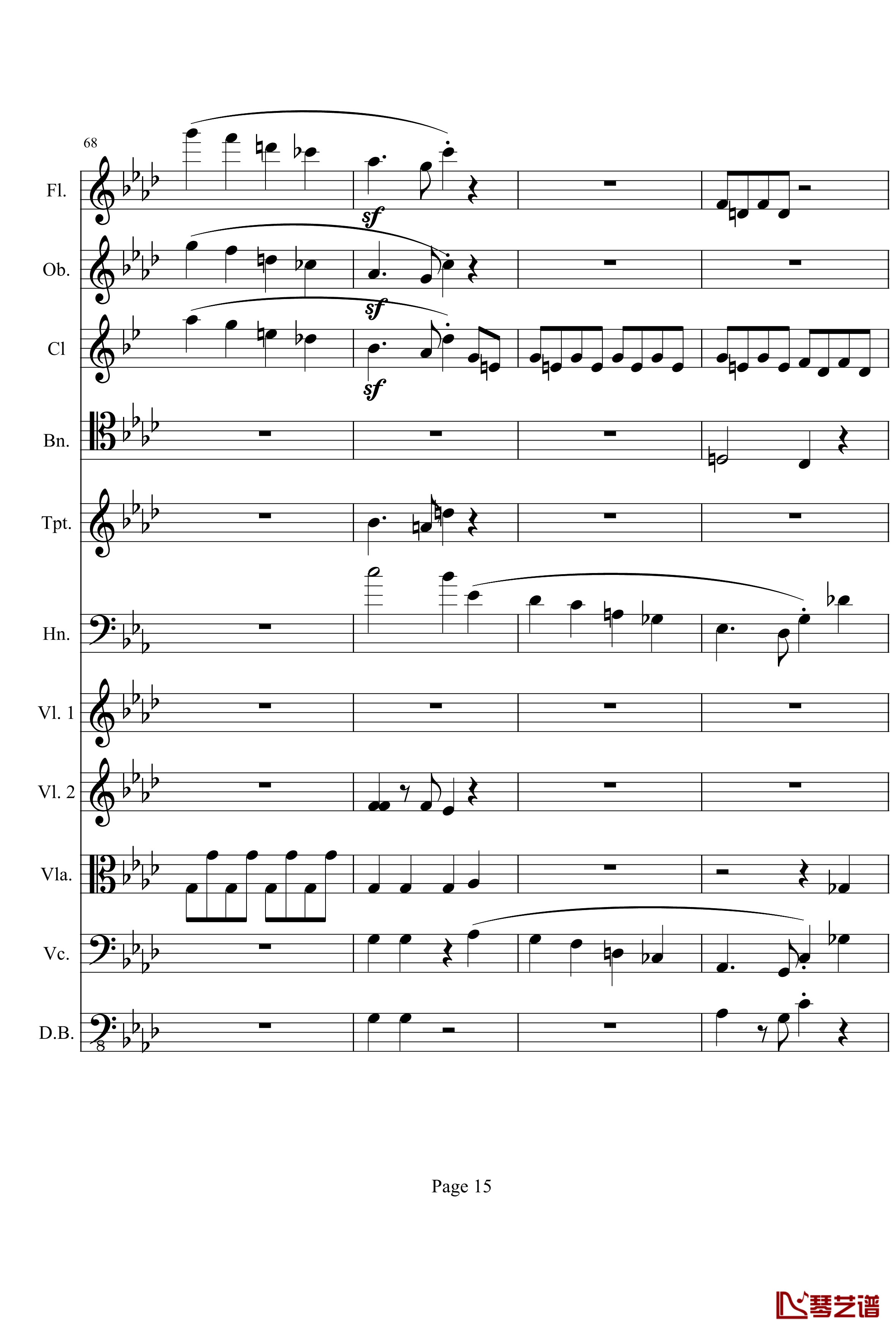 奏鸣曲之交响钢琴谱-第1首-Ⅰ-贝多芬-beethoven15