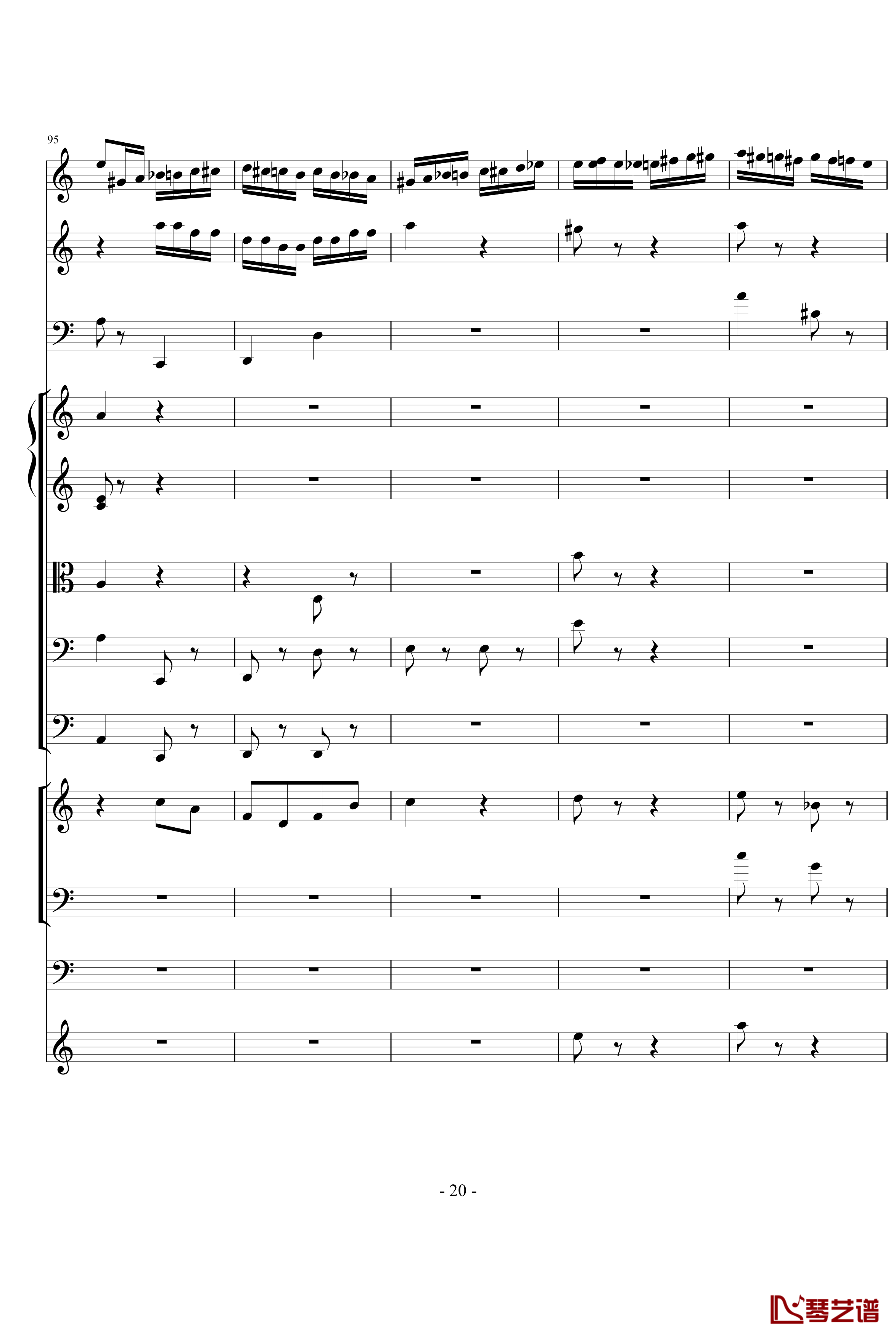 野蜂飞舞钢琴谱-里姆斯基-柯萨科夫20