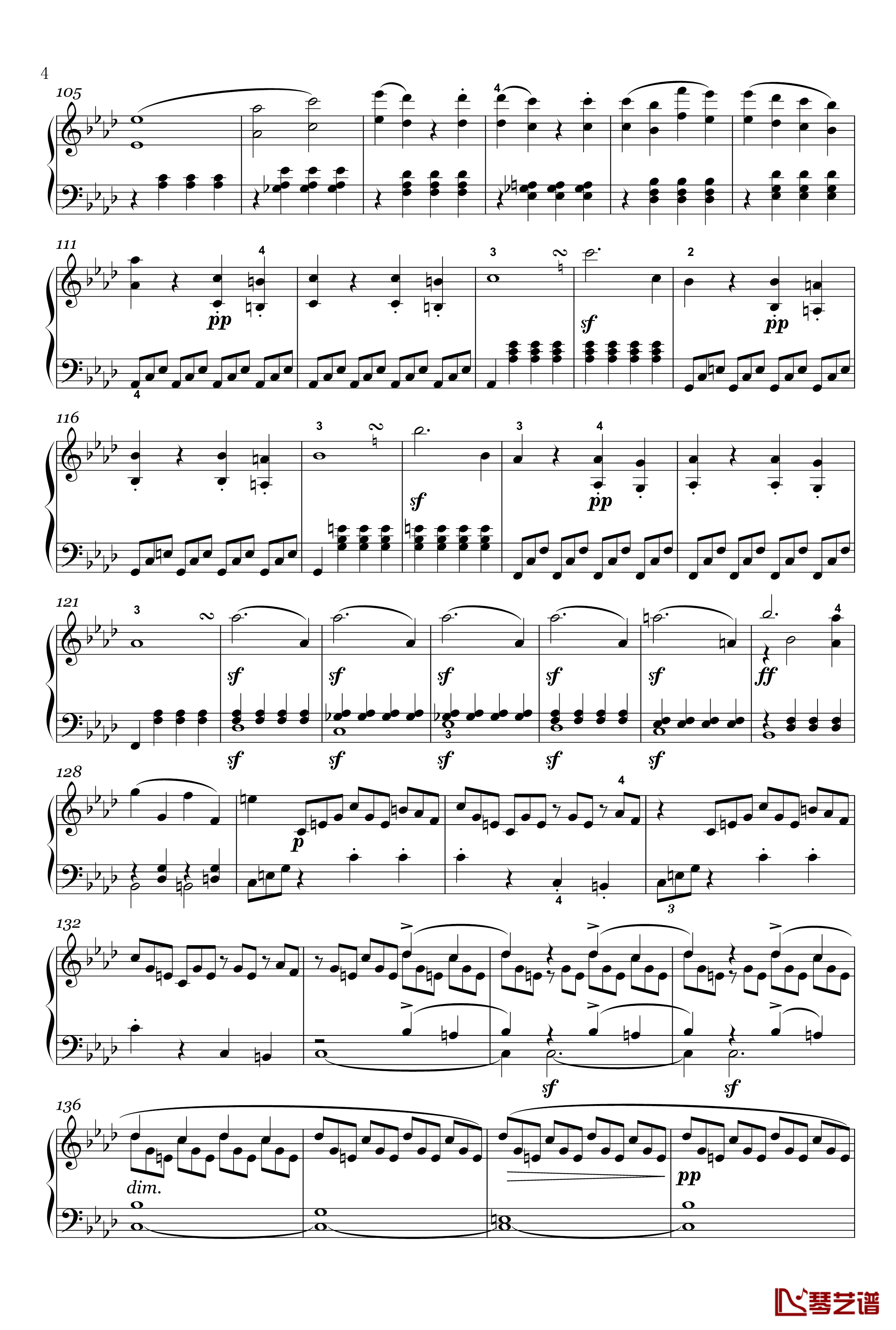 奏鸣曲钢琴谱-op-2-1-第四乐章-贝多芬-beethoven4