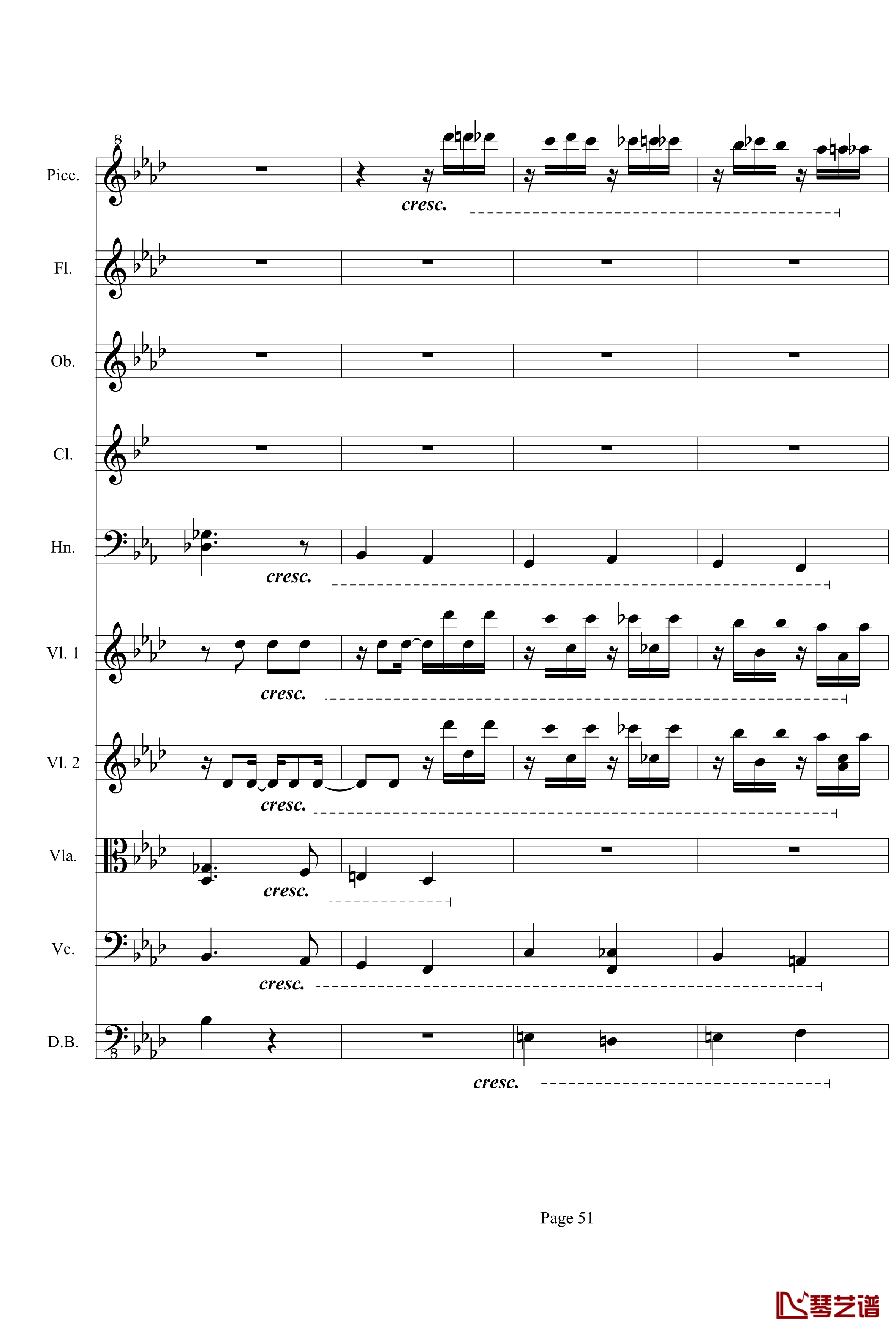 奏鸣曲之交响第23首Ⅲ钢琴谱--贝多芬-beethoven51