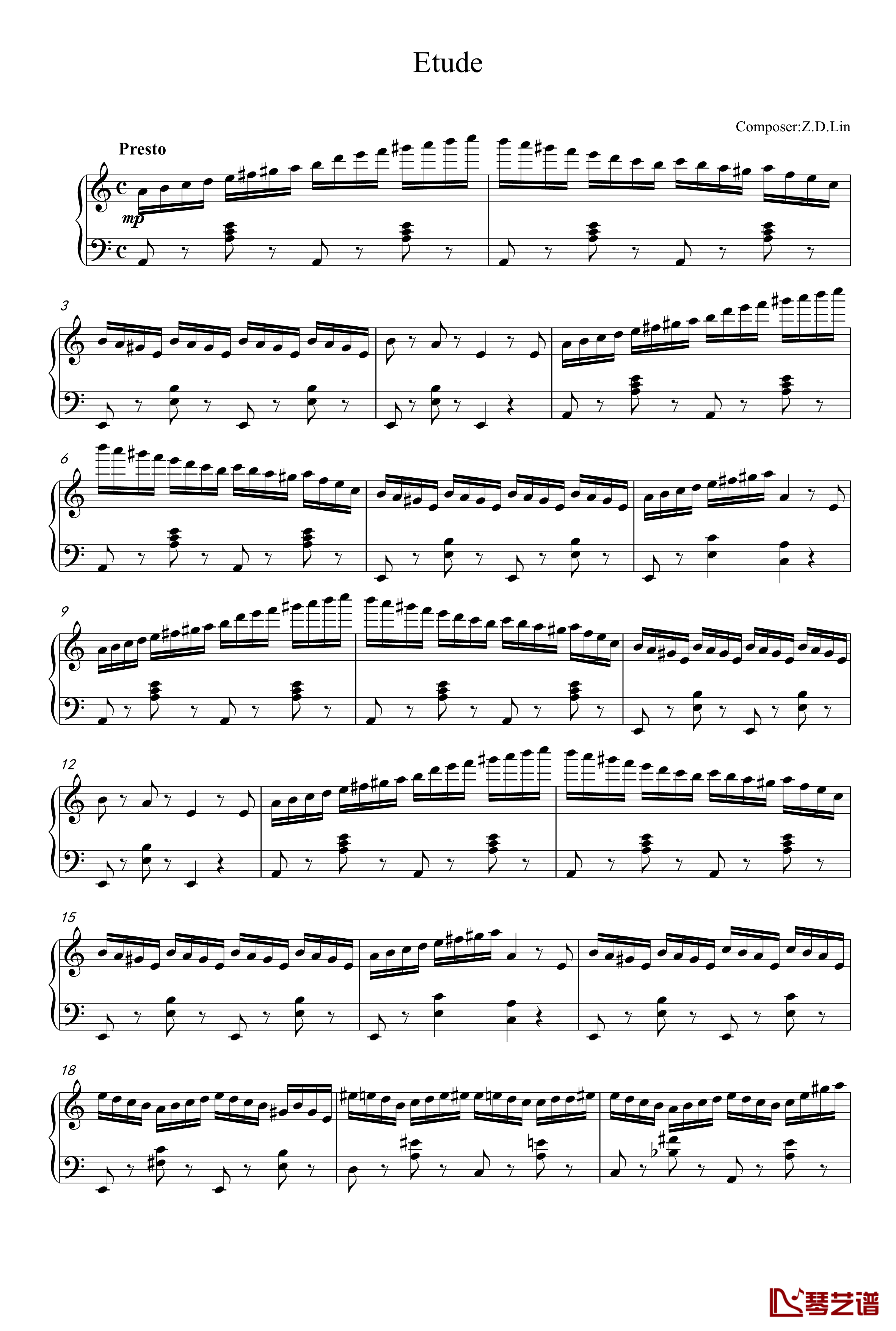 练习曲钢琴谱-zd201
