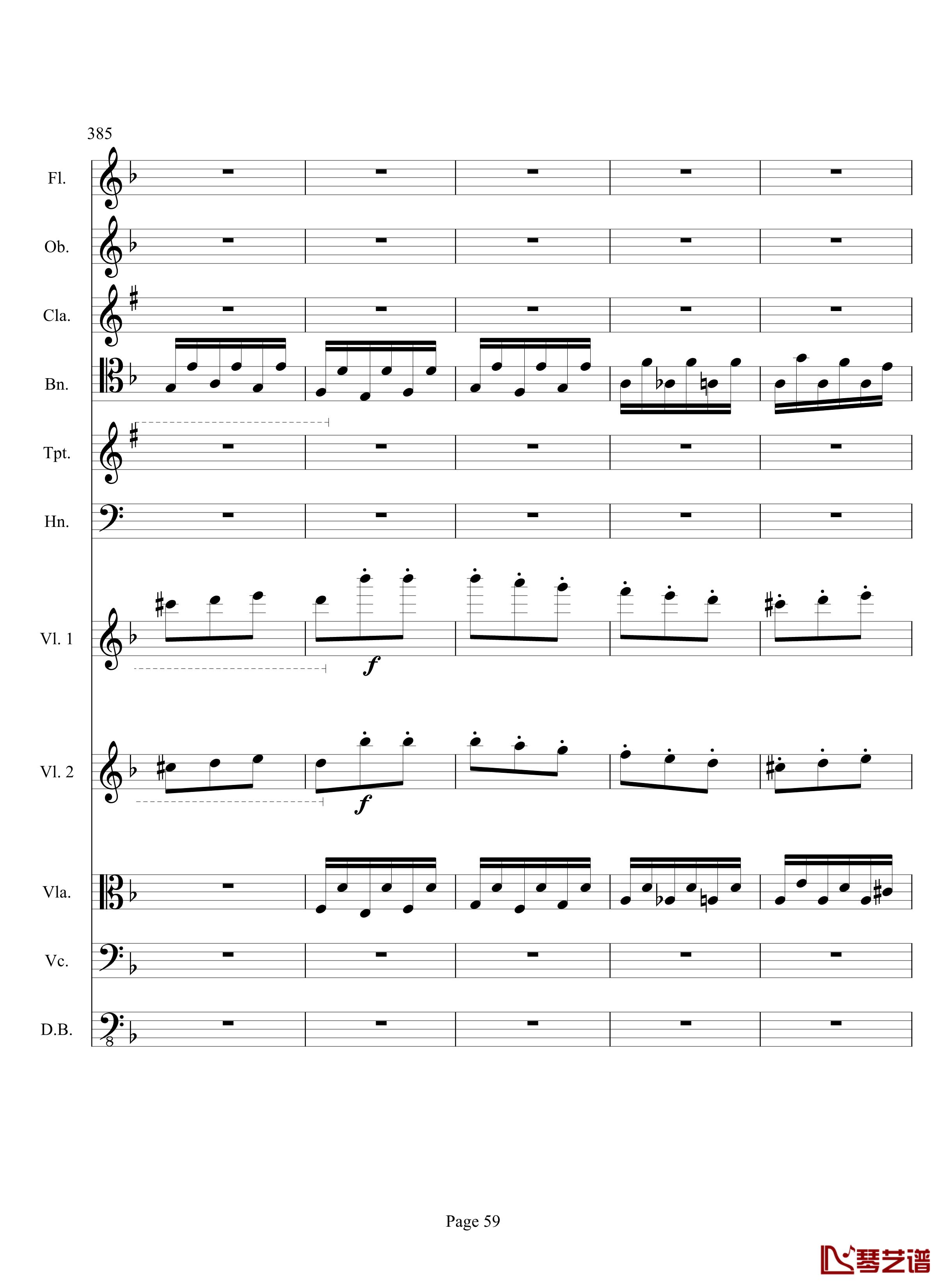 奏鸣曲之交响钢琴谱-第17首-Ⅲ-贝多芬-beethoven59