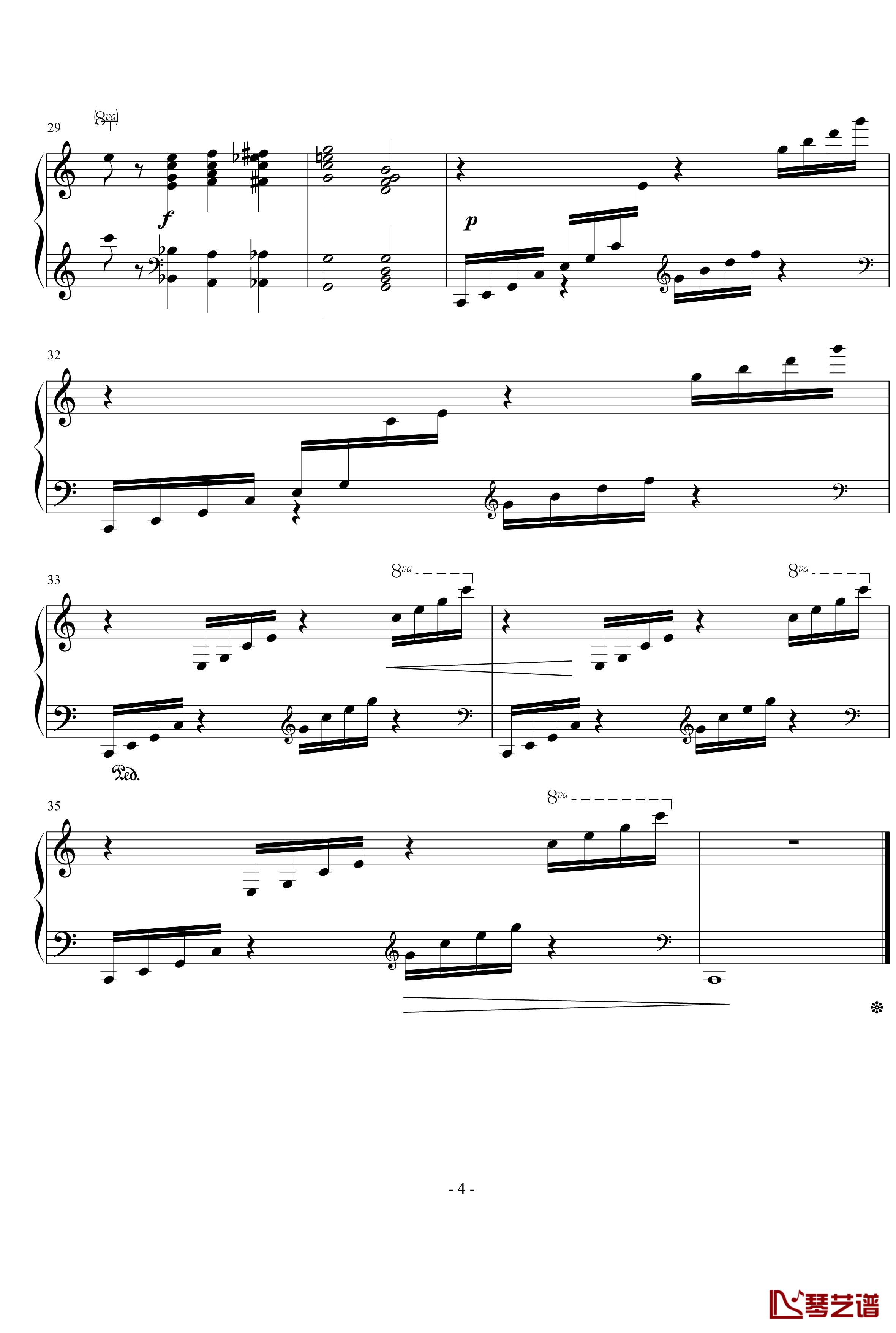 十二首练习形式的钢琴练习曲1钢琴谱-李斯特4