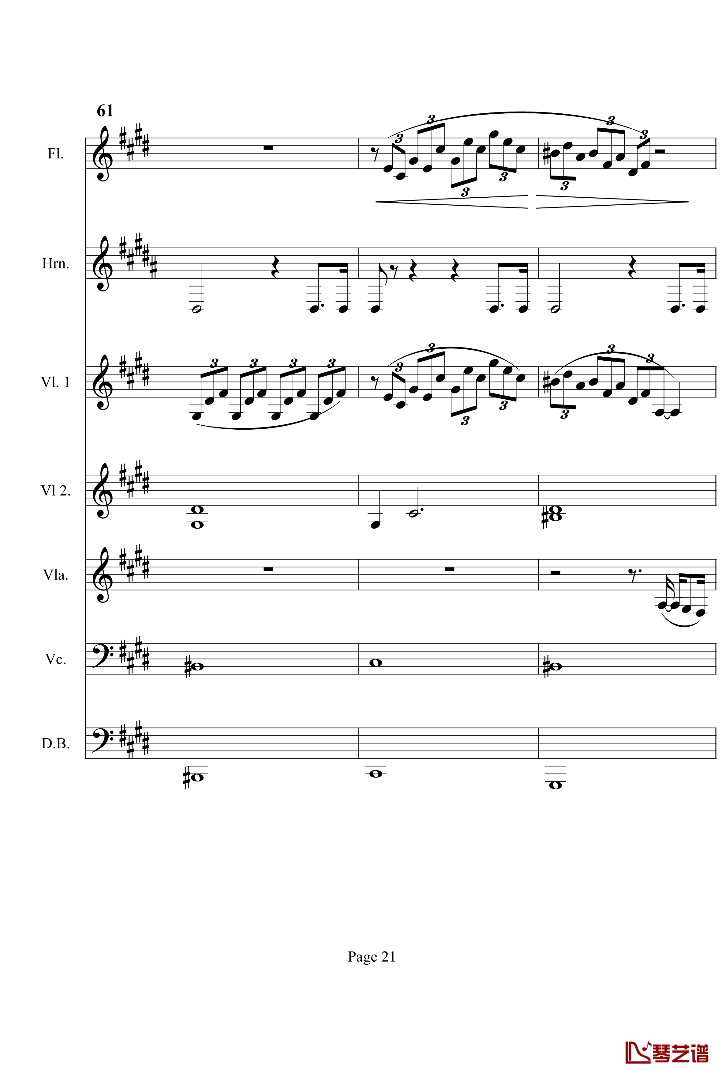 奏鸣曲之交响钢琴谱-第14首-Ⅰ-贝多芬-beethoven21