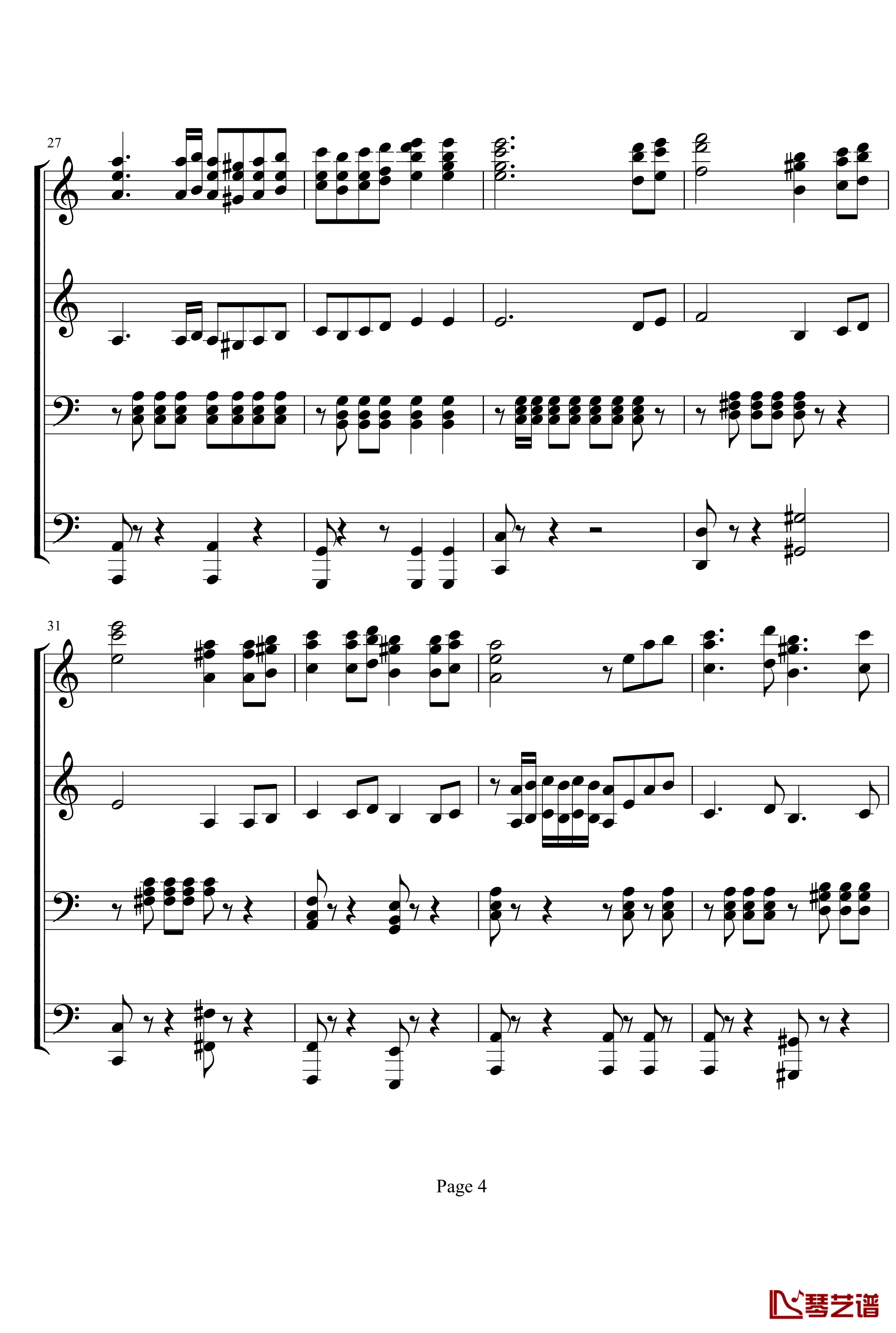 V3钢琴谱-贝多芬-beethoven4