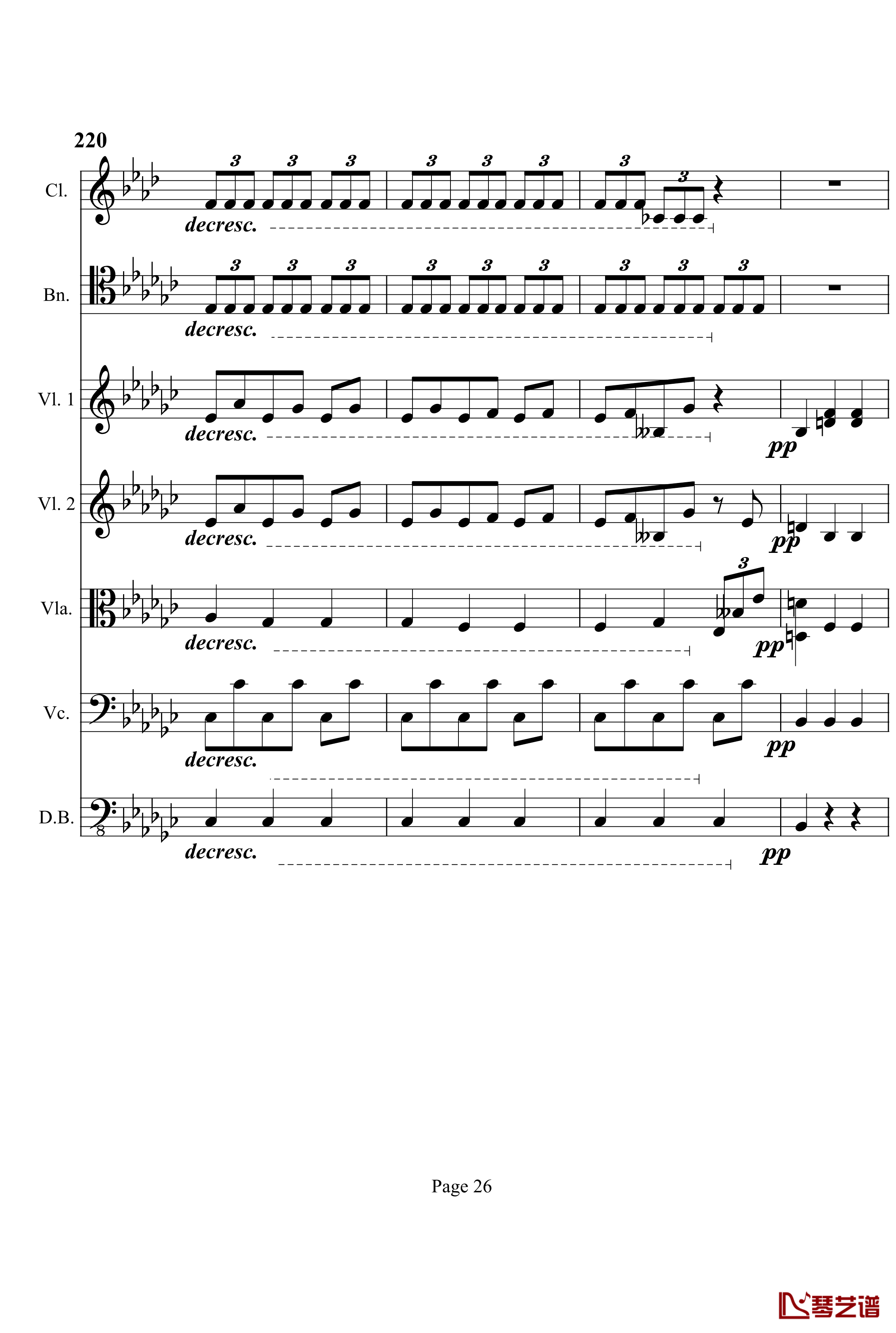 奏鸣曲之交响钢琴谱-第4首-Ⅲ-贝多芬-beethoven26