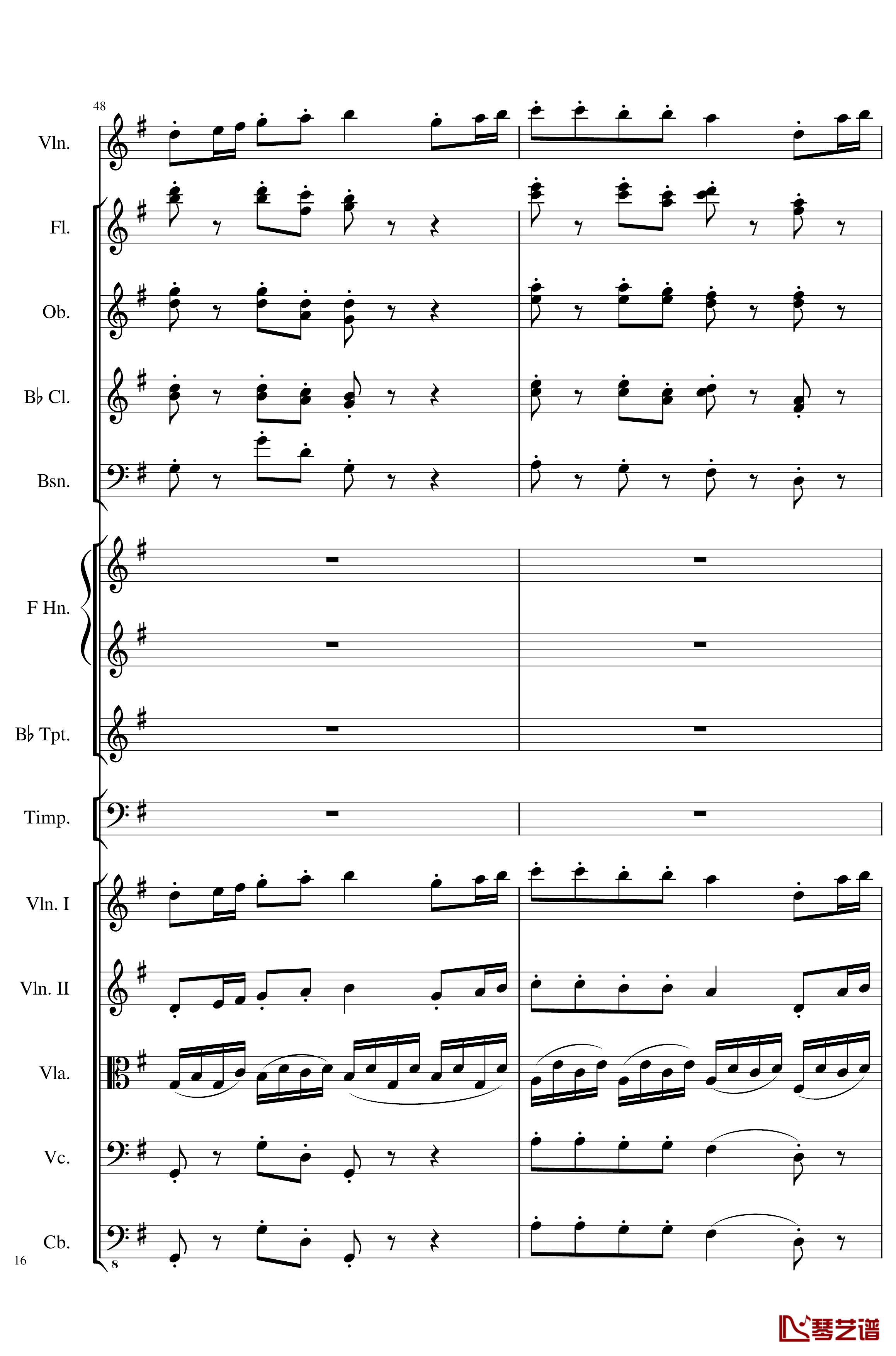 Rondo in G, Op.137钢琴谱-一个球16