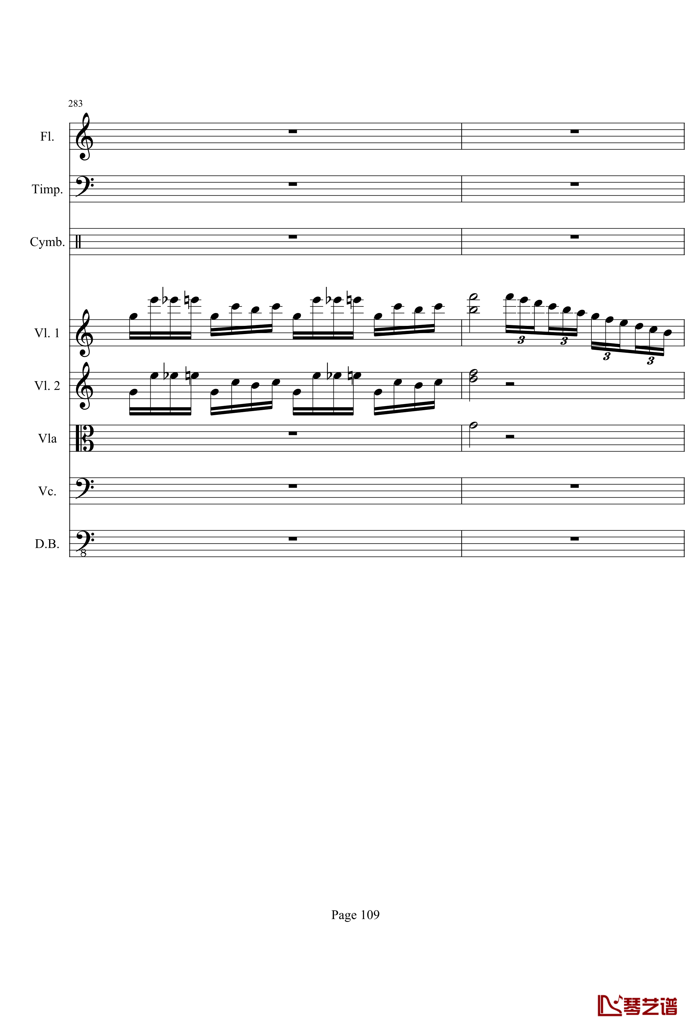 奏鸣曲之交响钢琴谱-第21首-Ⅰ-贝多芬-beethoven109