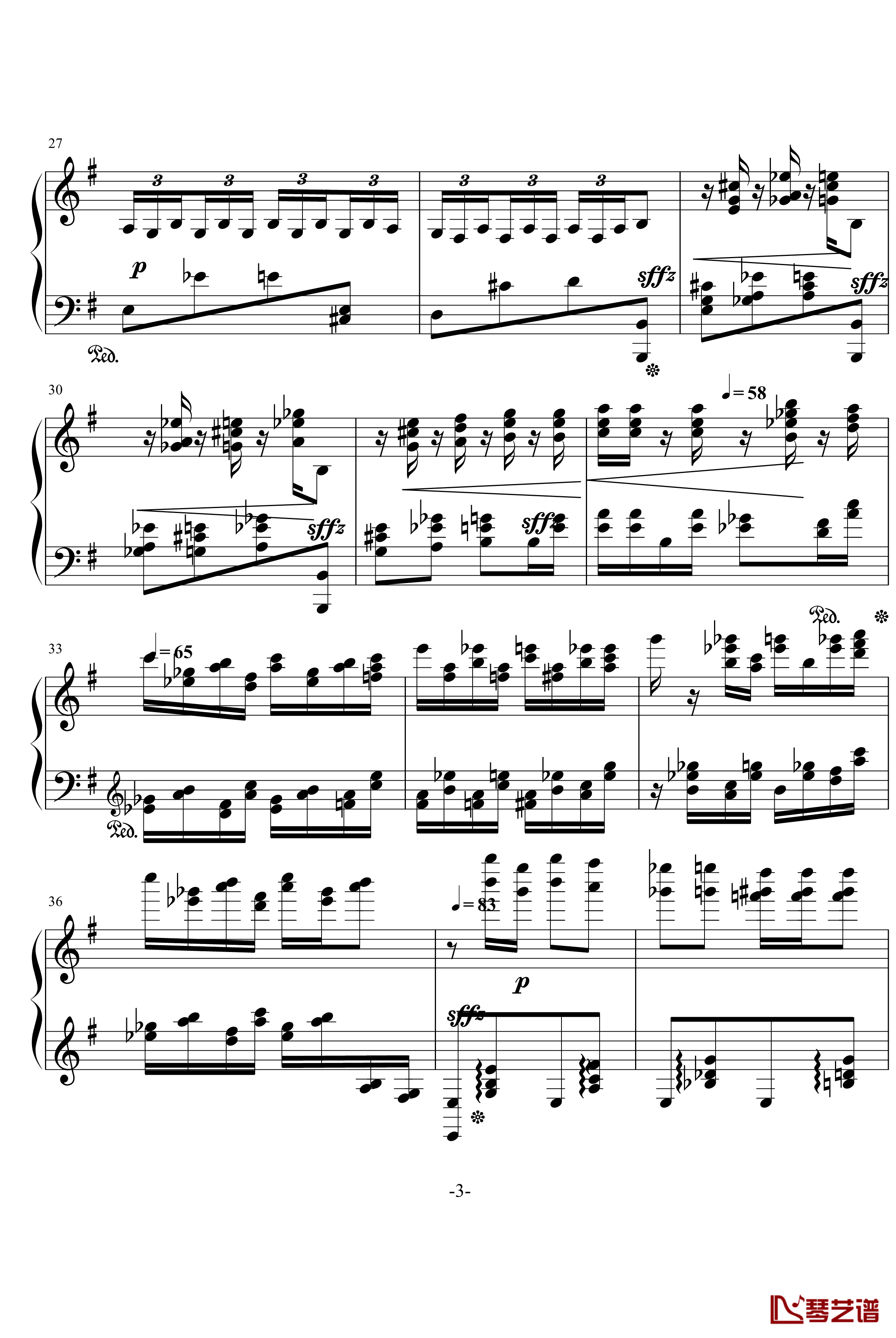 糖果仙子舞曲钢琴谱-柴科夫斯基-Peter Ilyich Tchaikovsky3