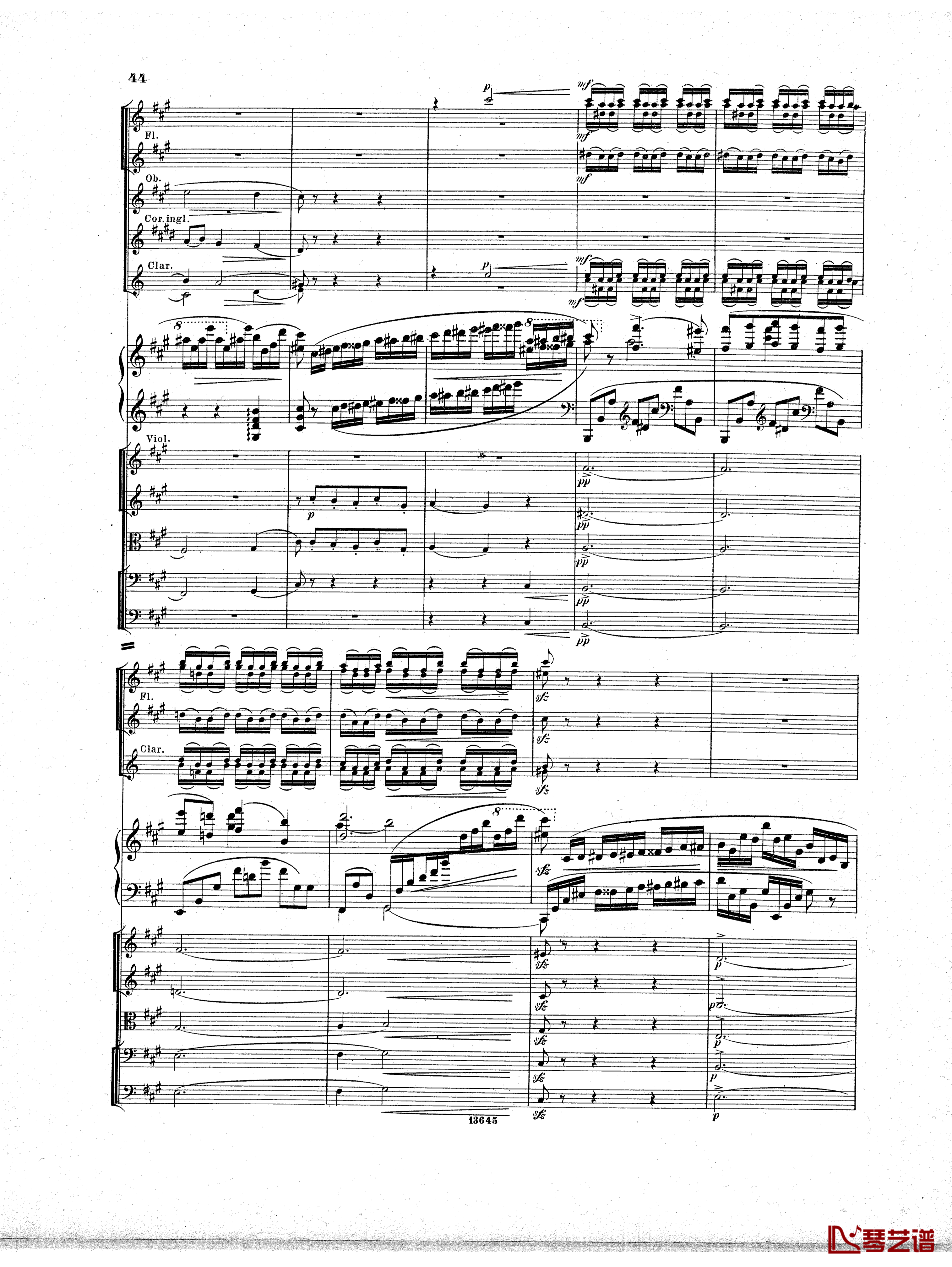Lyapunov 降E小调第一钢琴协奏曲 Op.4钢琴谱-Lyapunov43