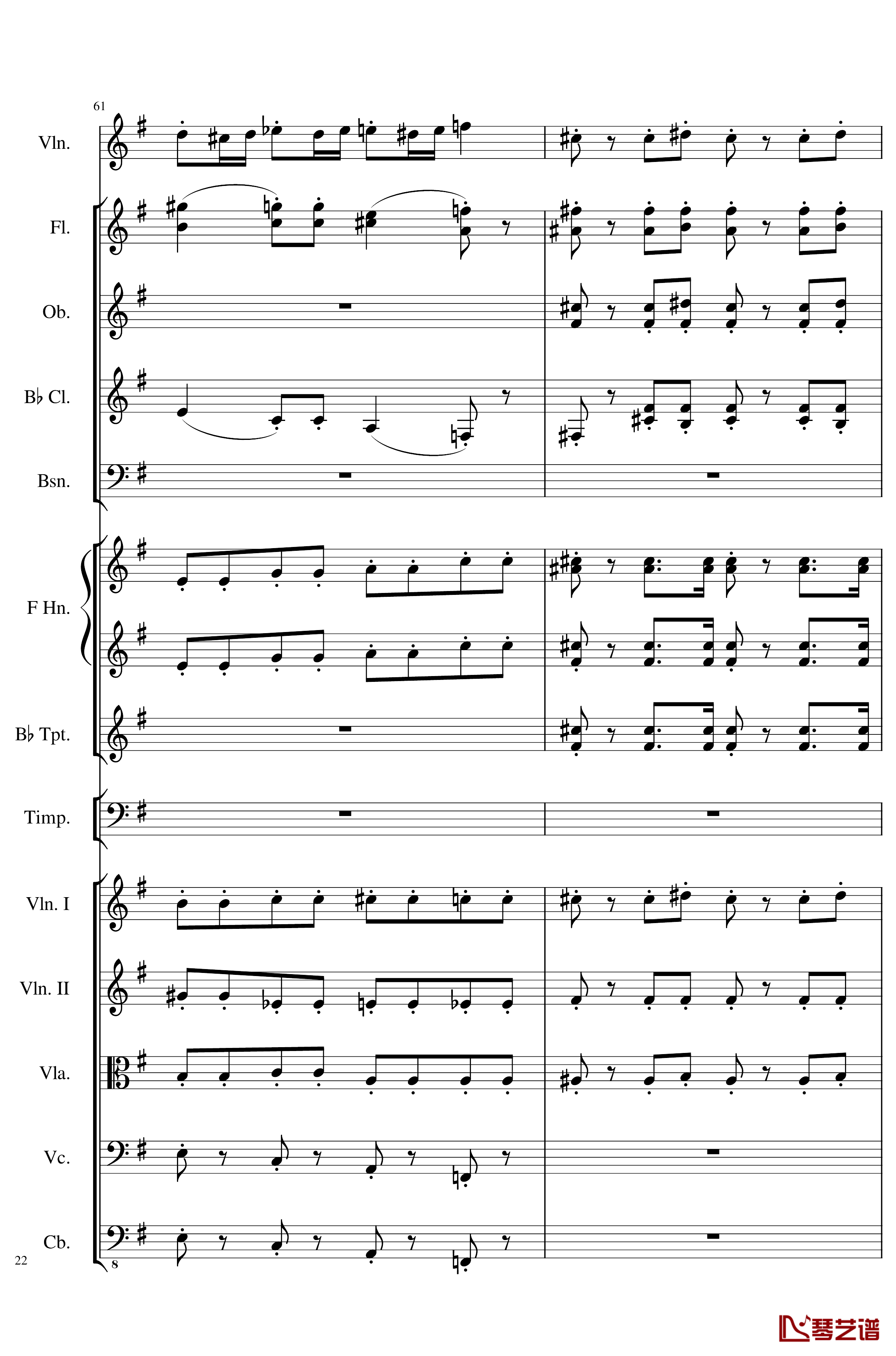 Rondo in G, Op.137钢琴谱-一个球22