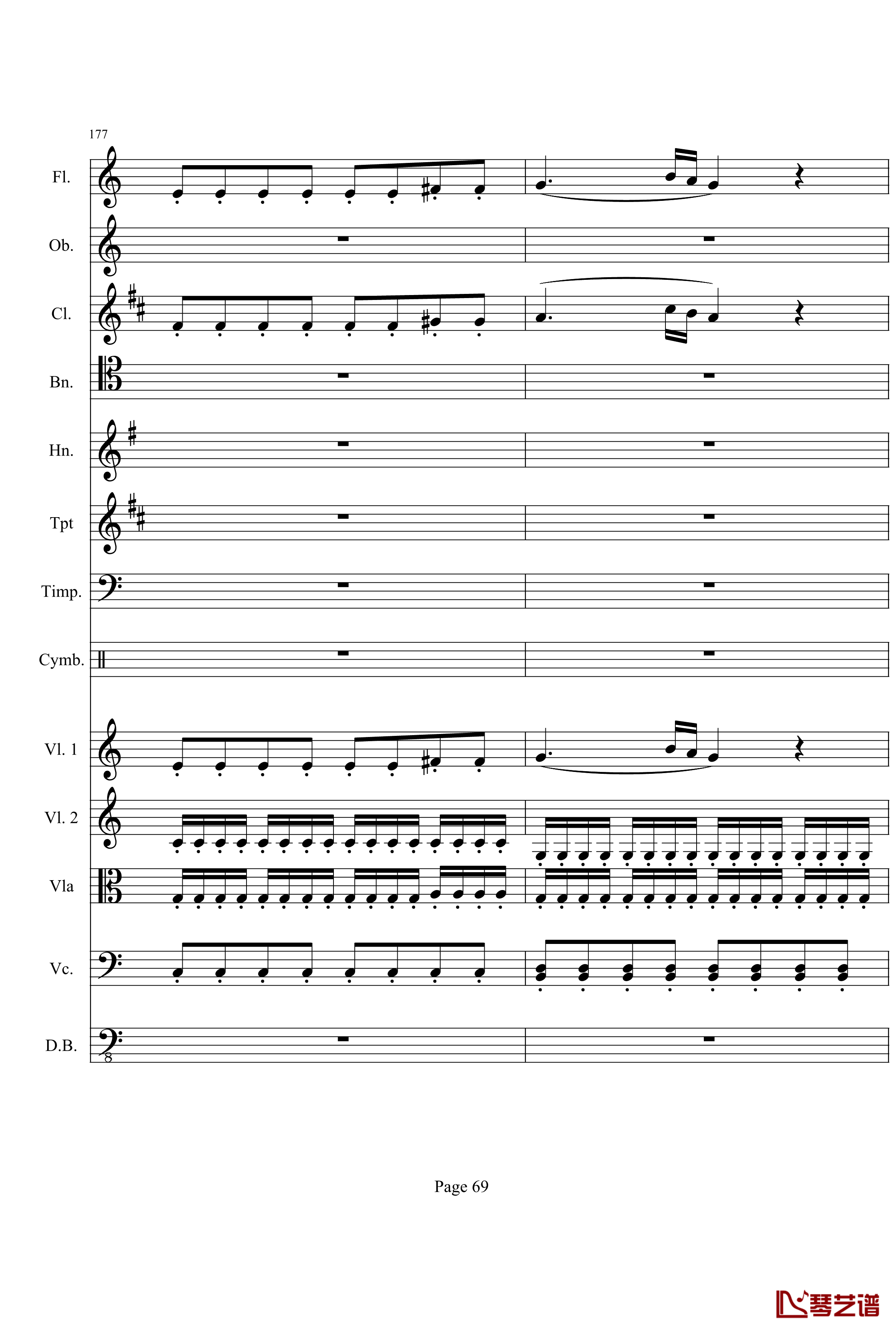 奏鸣曲之交响钢琴谱-第21首-Ⅰ-贝多芬-beethoven69