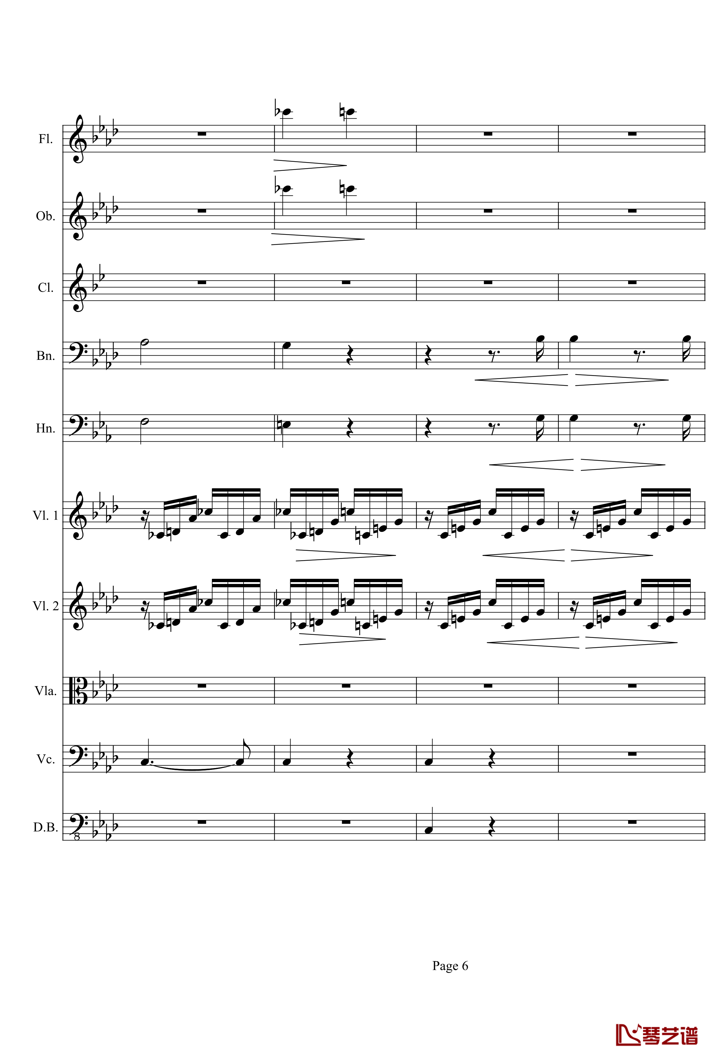 奏鸣曲之交响第23首Ⅲ钢琴谱--贝多芬-beethoven6