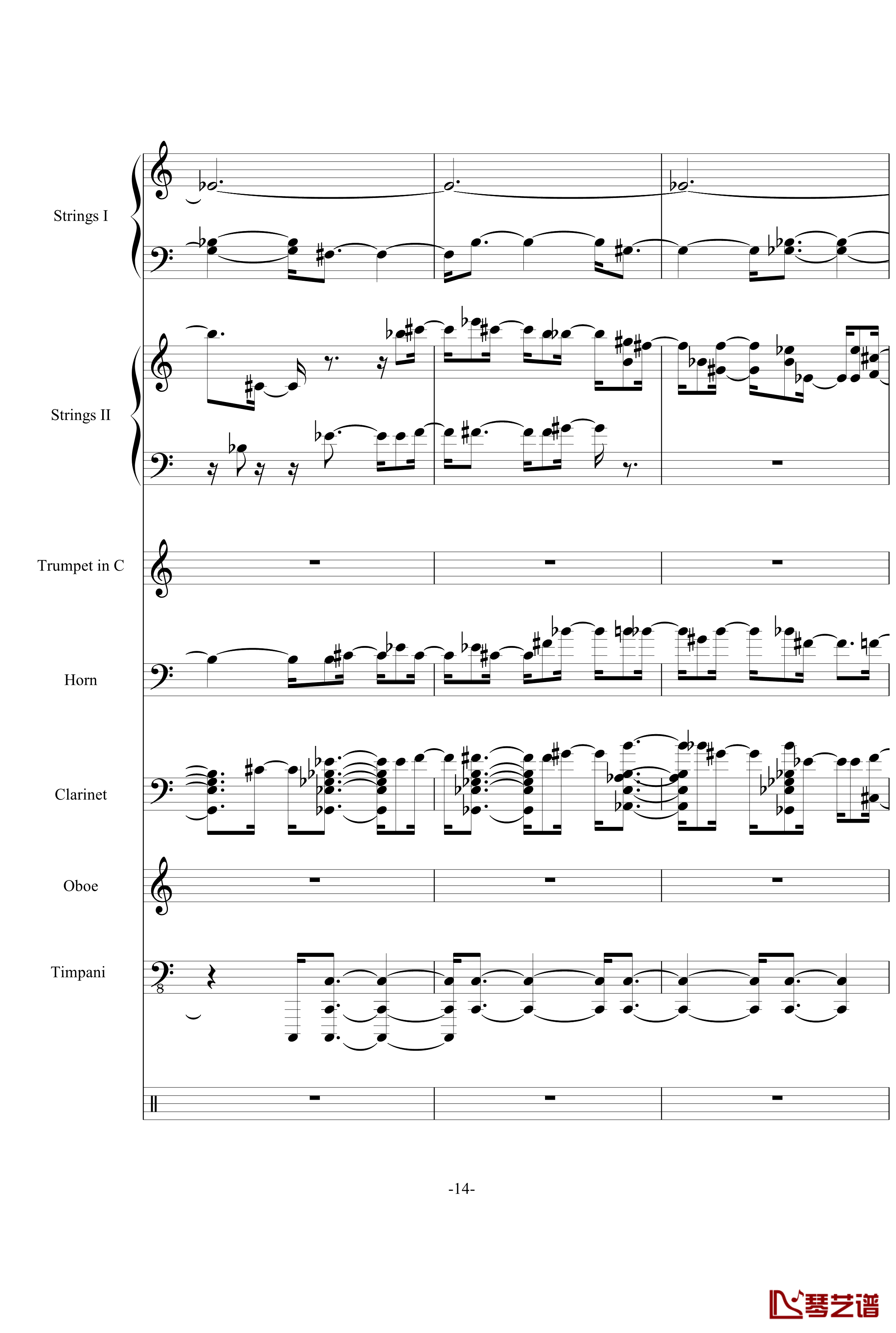 Moonlight Serenade钢琴谱-加勒比海盗总谱14