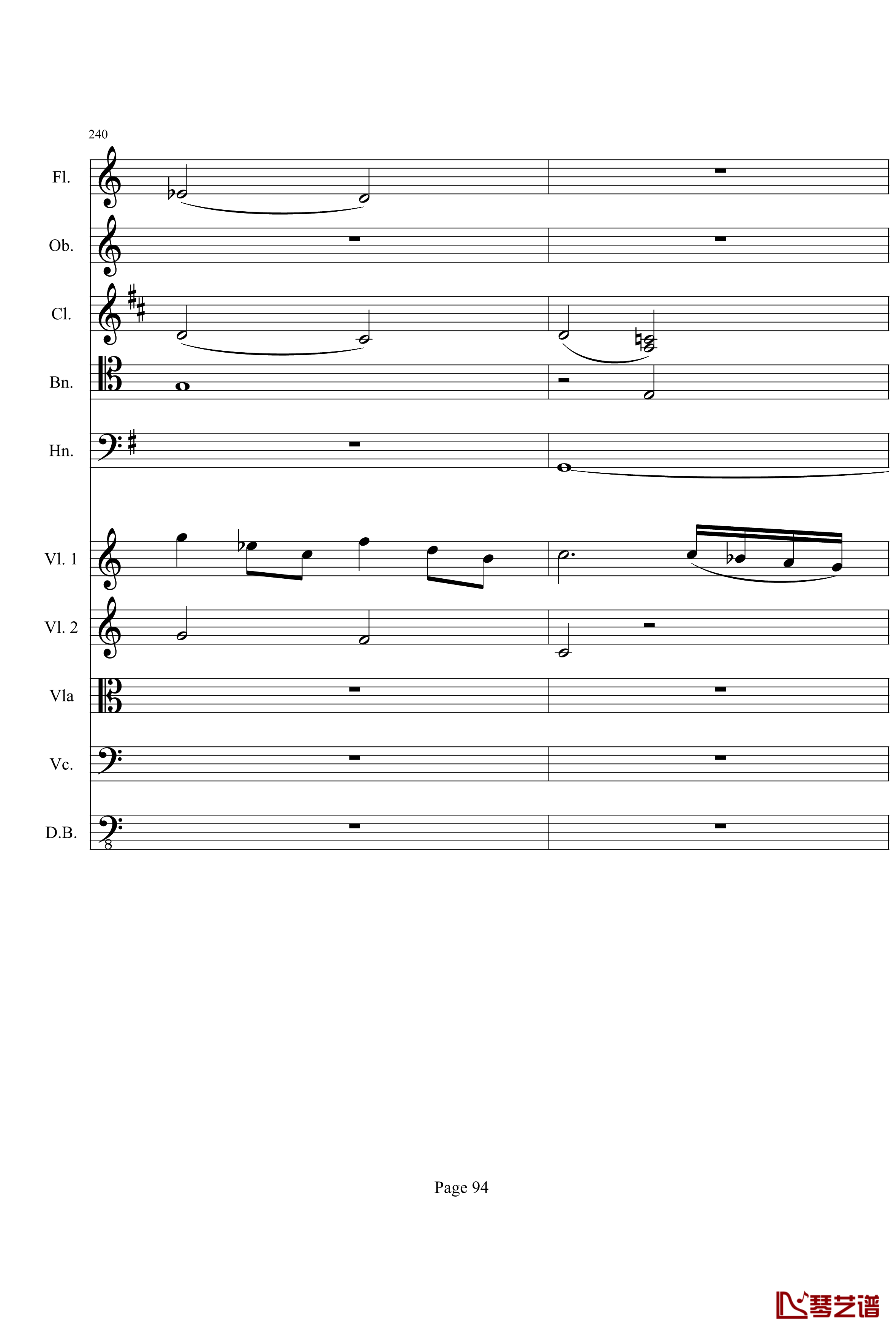 奏鸣曲之交响钢琴谱-第21-Ⅰ-贝多芬-beethoven94