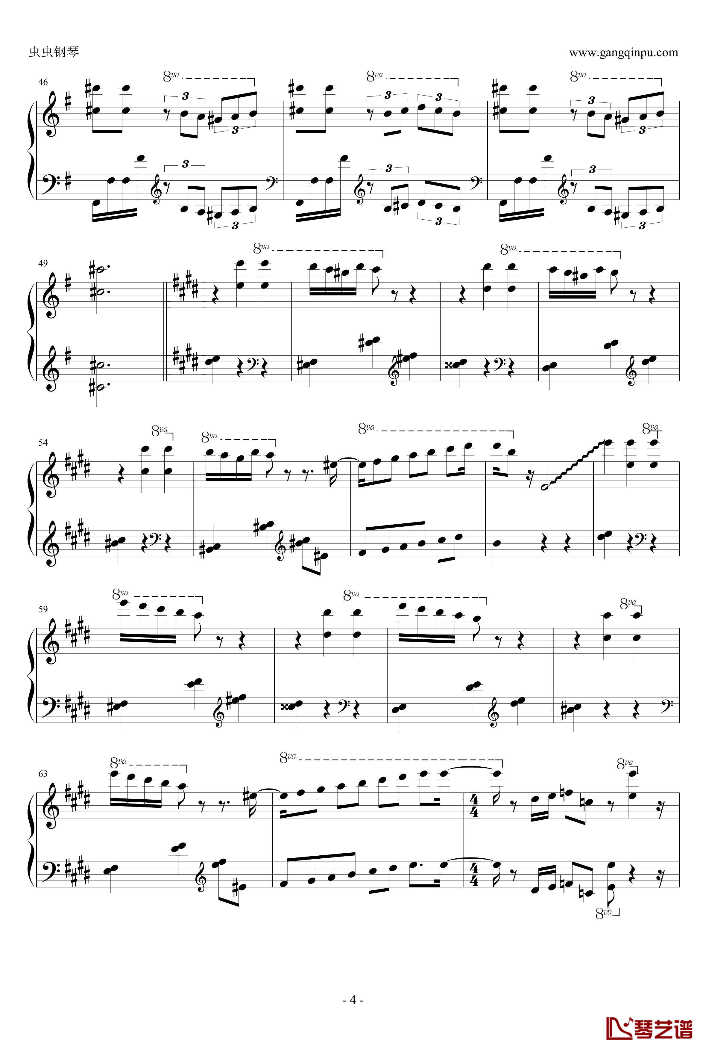 Habanera钢琴谱-哈巴涅拉-马克西姆-Maksim·Mrvica4